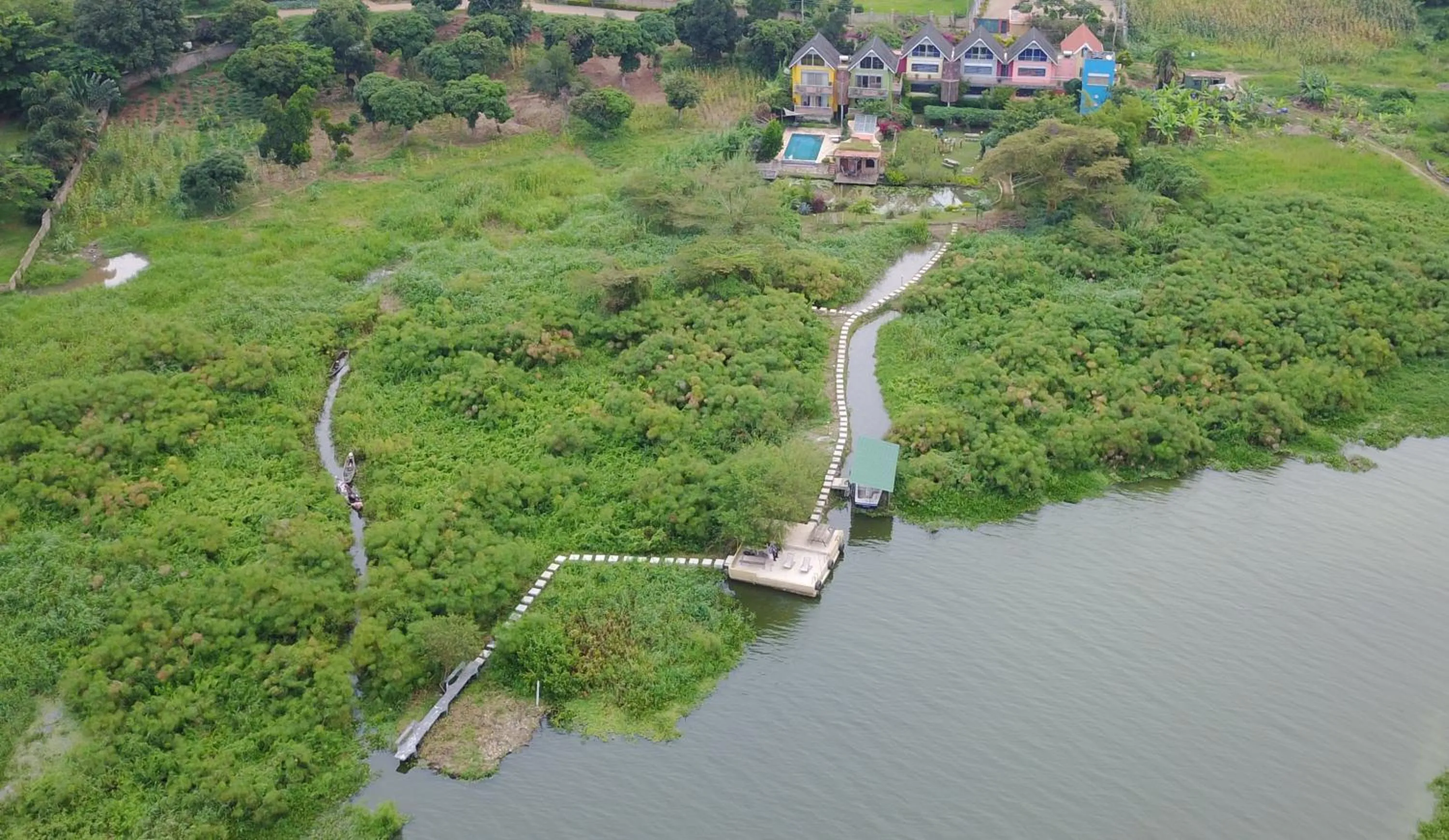 Natural landscape in Yellow Haven Lodge