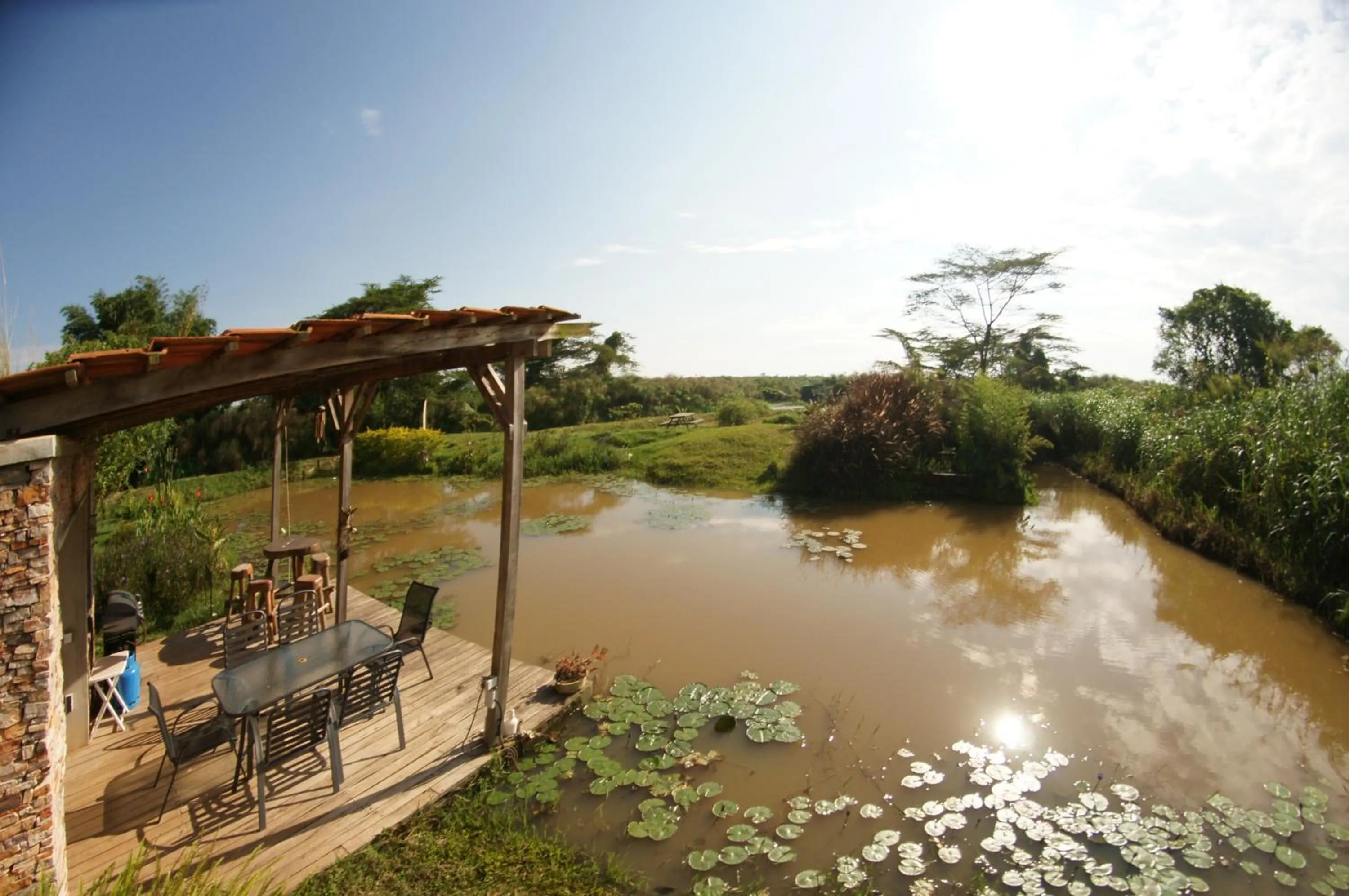 Patio in Yellow Haven Lodge