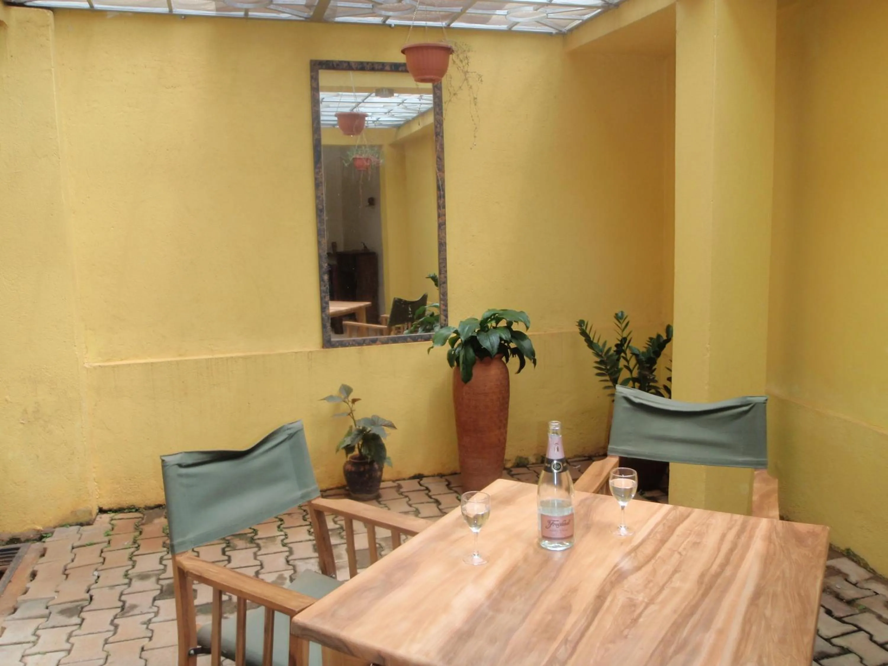 Dining area in Yellow Haven Lodge
