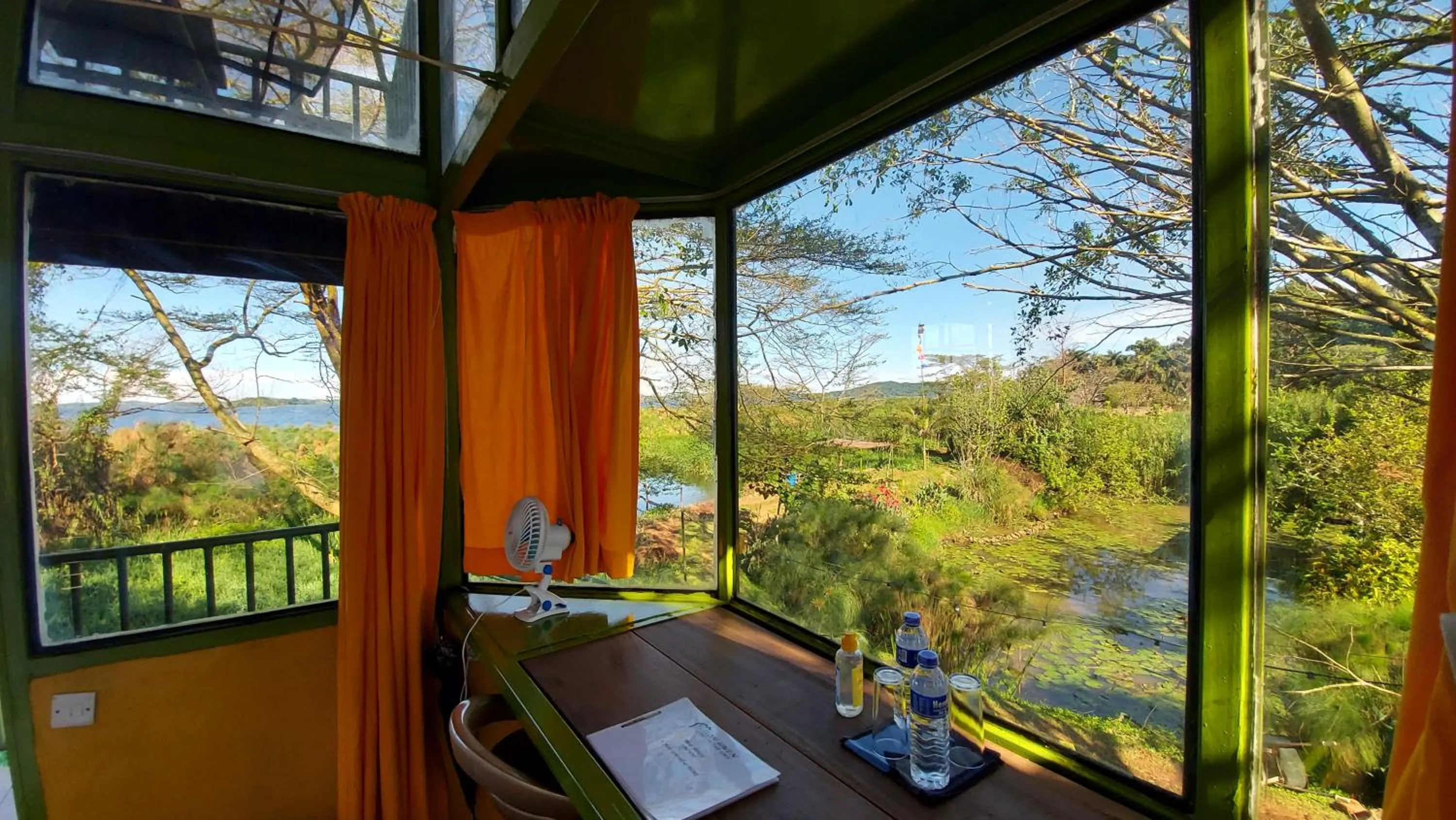 Lake view in Yellow Haven Lodge