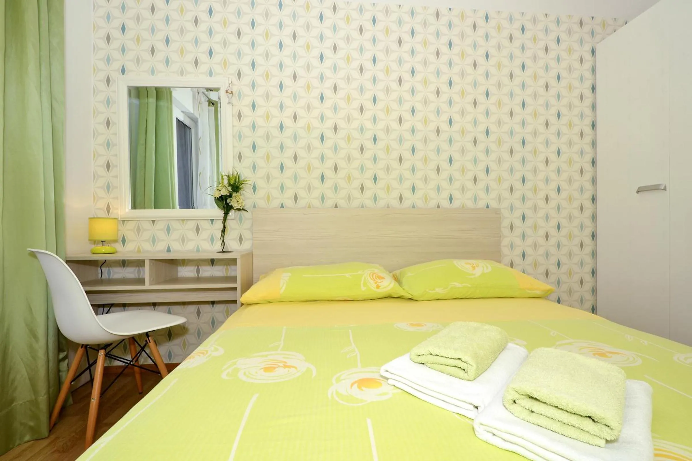 Bed in Apartments Petra