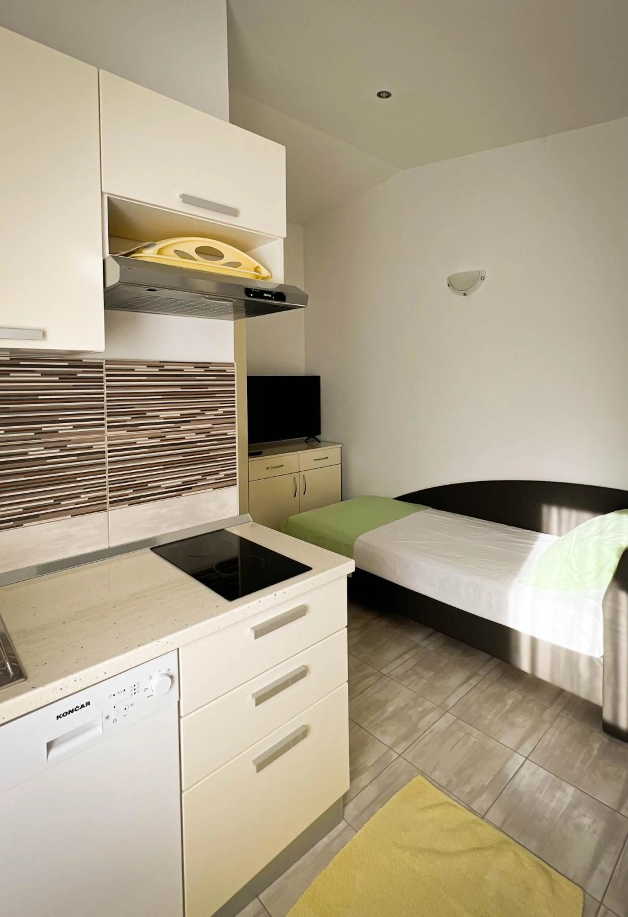 Bed in Apartments Petra