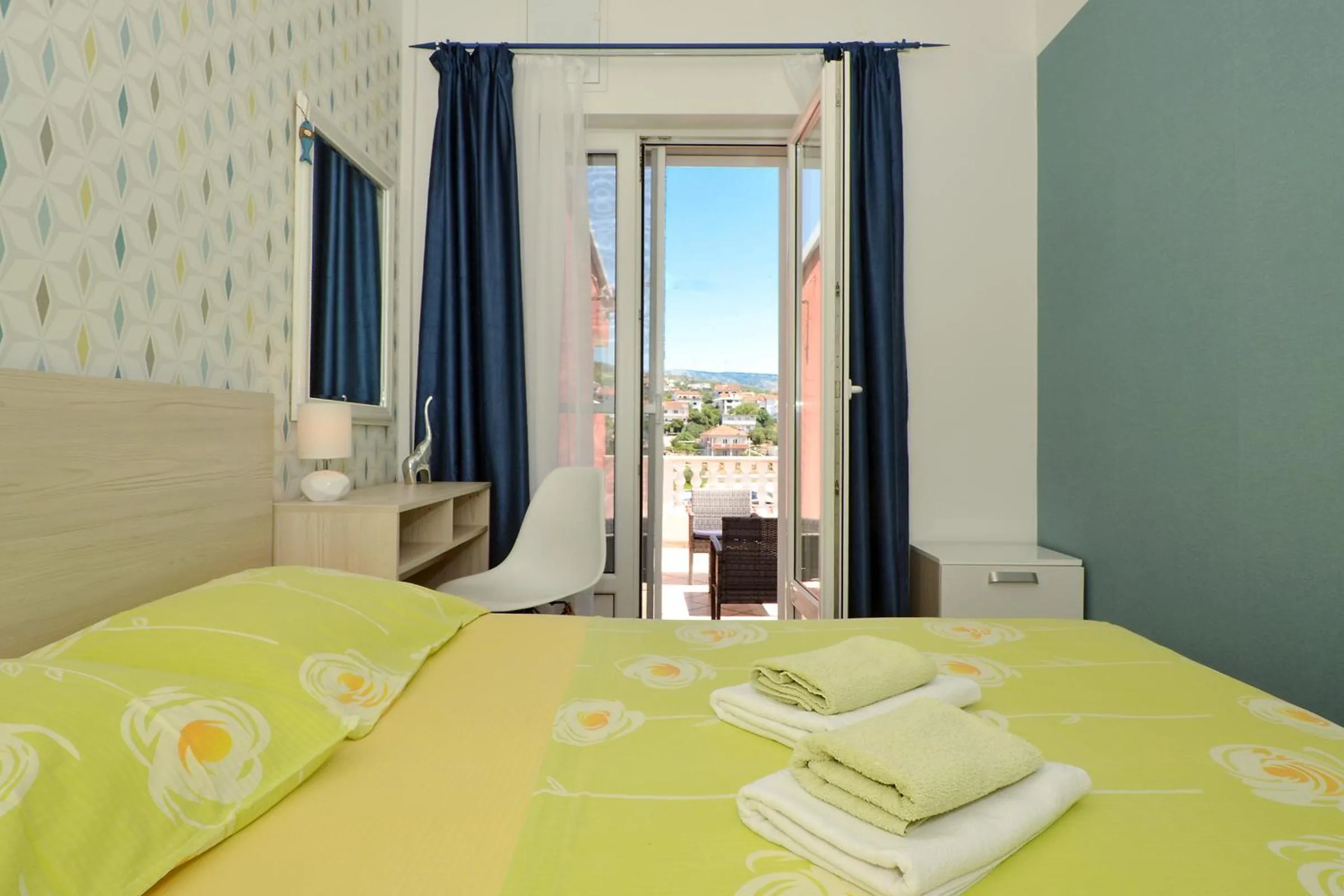 Bed in Apartments Petra