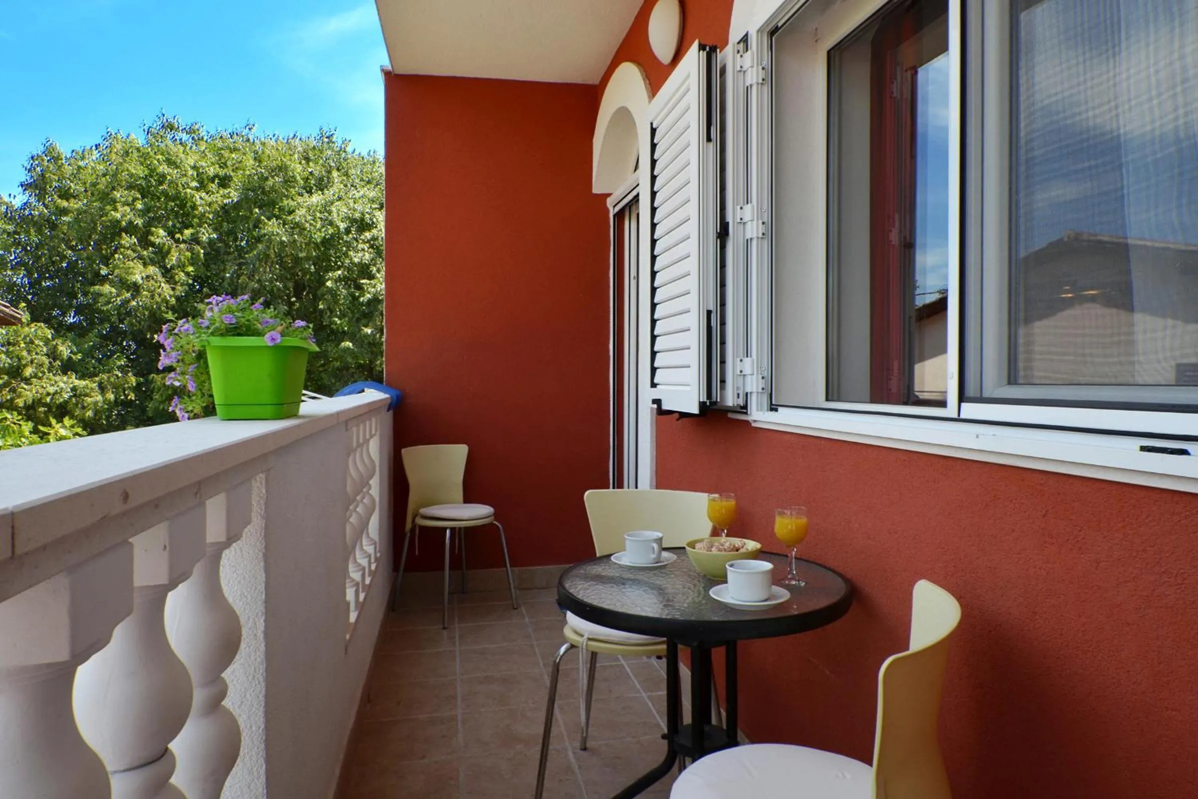 Balcony/Terrace in Apartments Petra