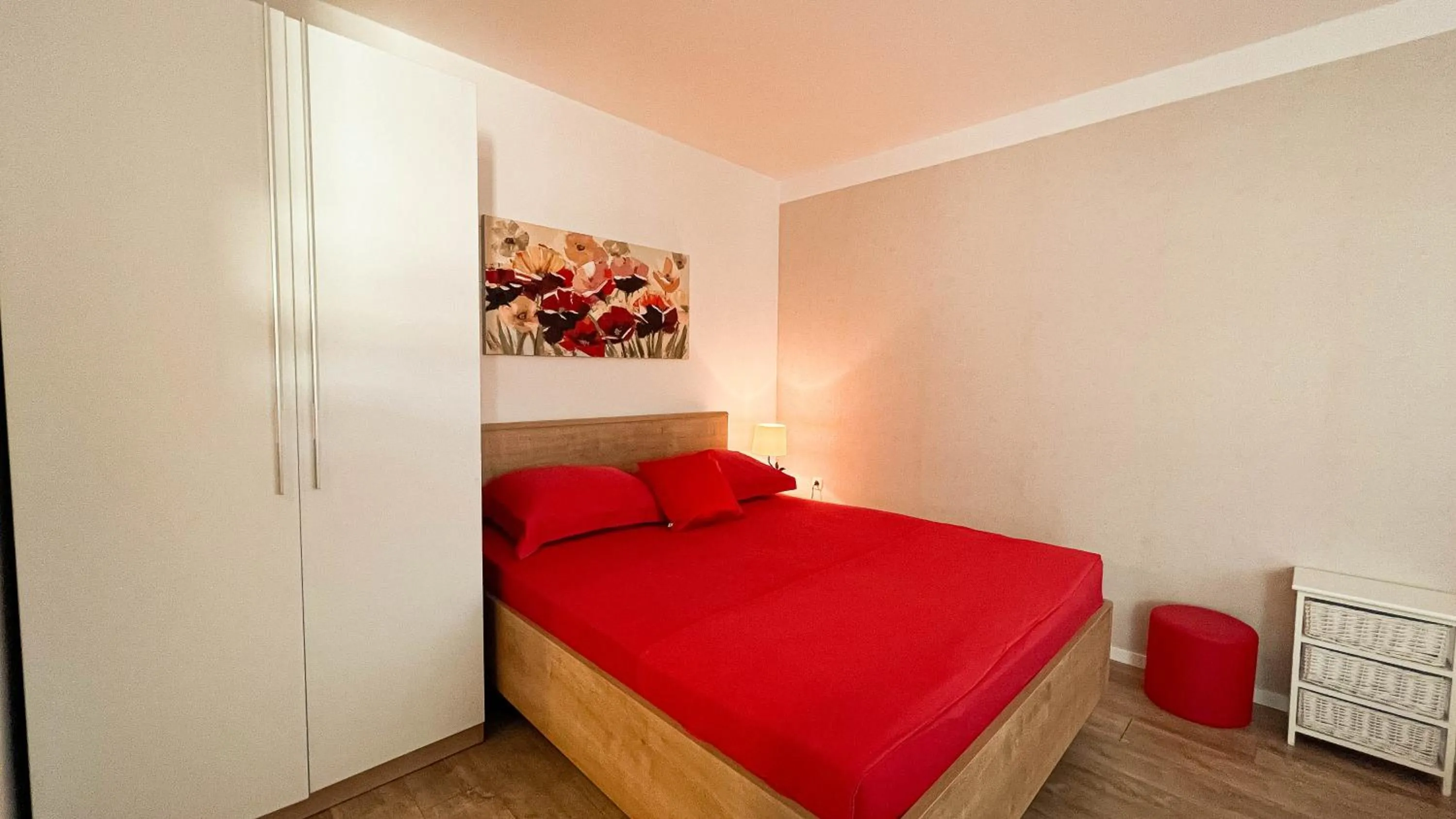 Bed in Apartments Petra