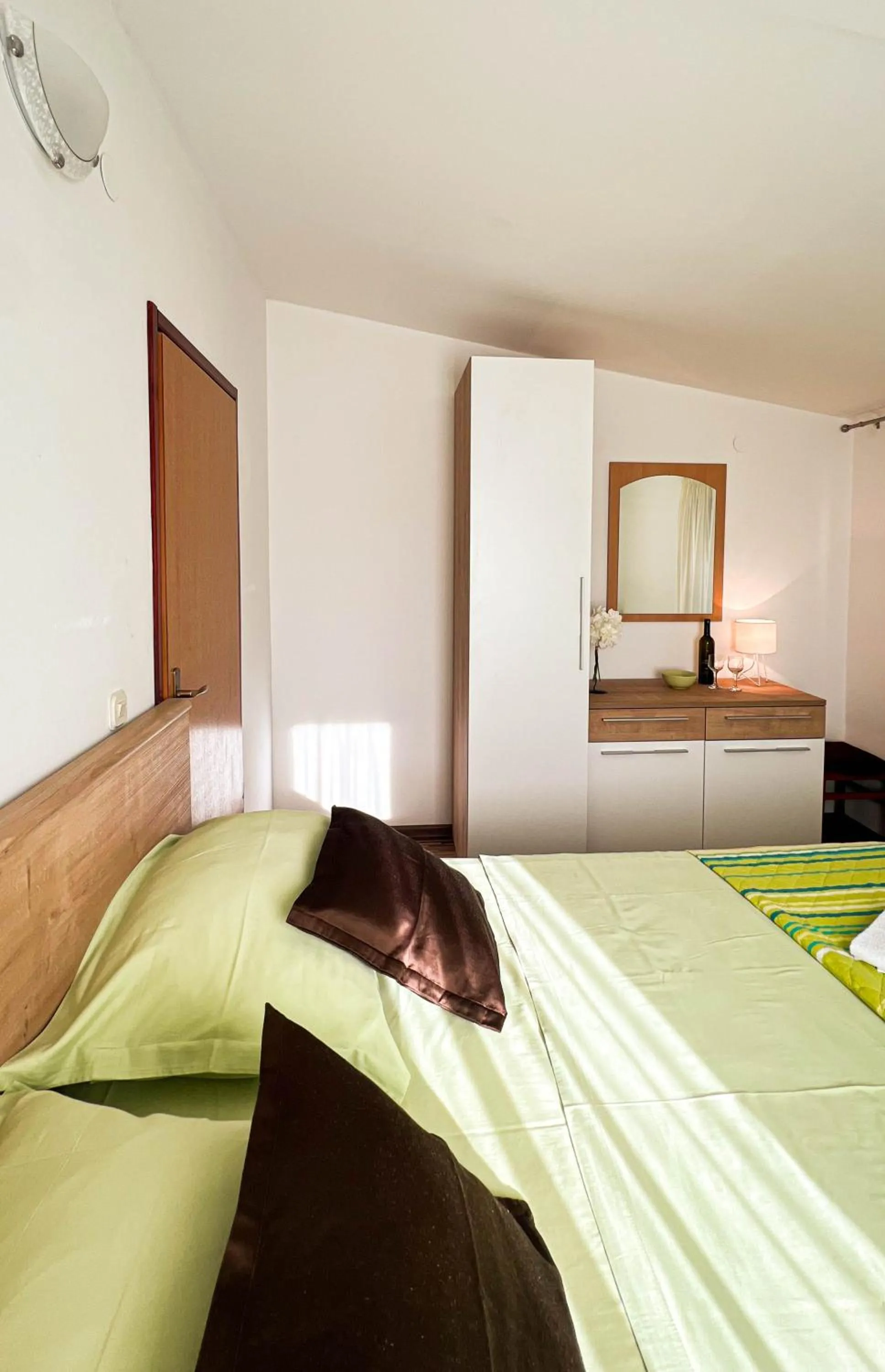Bed in Apartments Petra