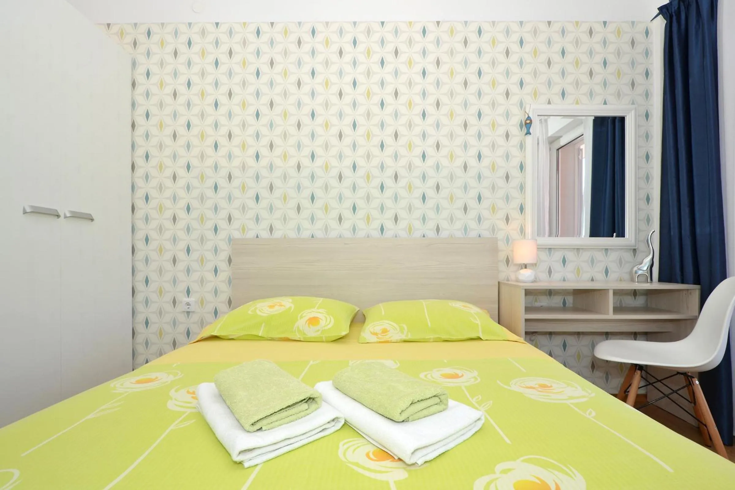 Bed in Apartments Petra