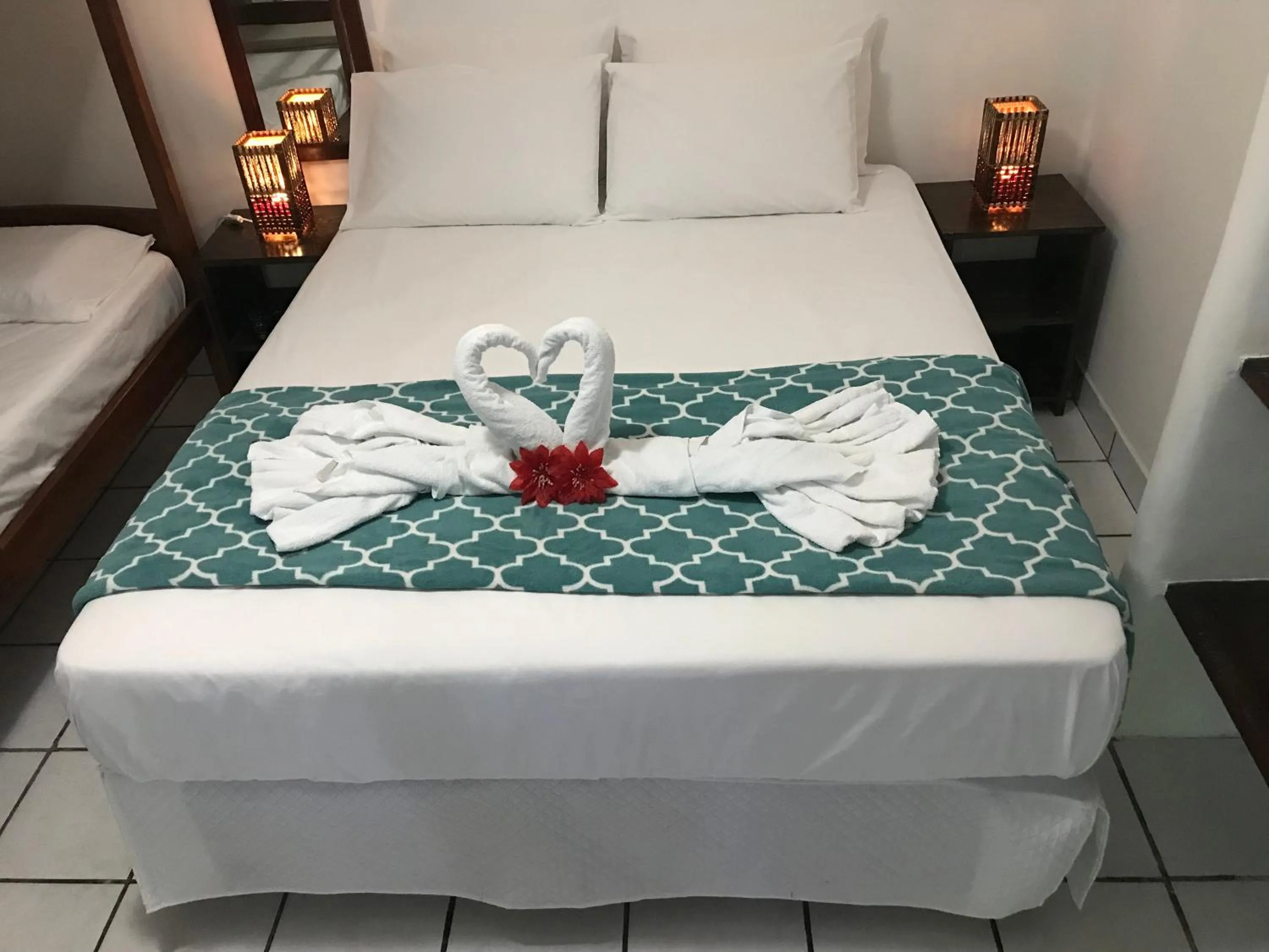 Bed in Pousada do Mineiro