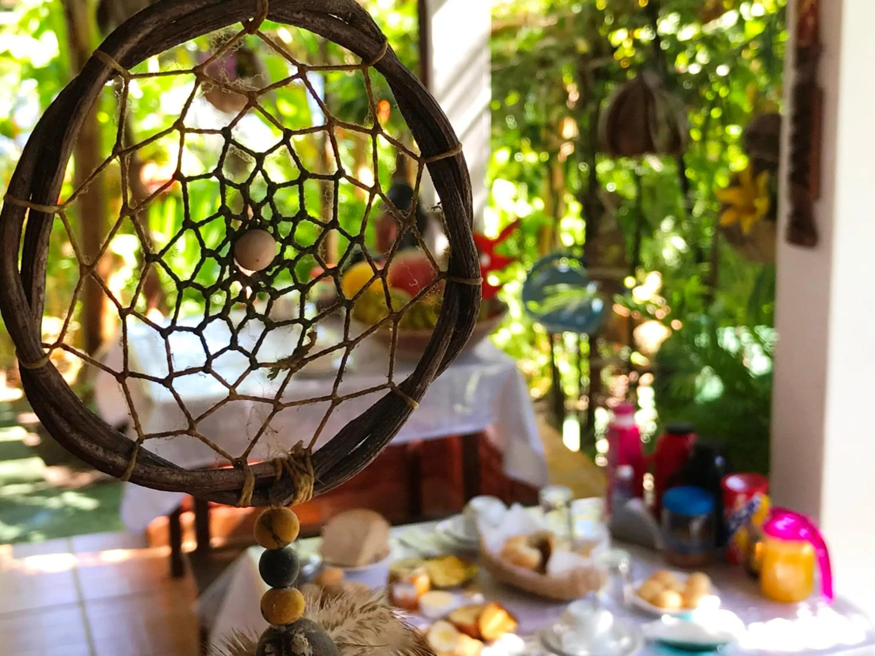 Continental breakfast in Pousada do Mineiro