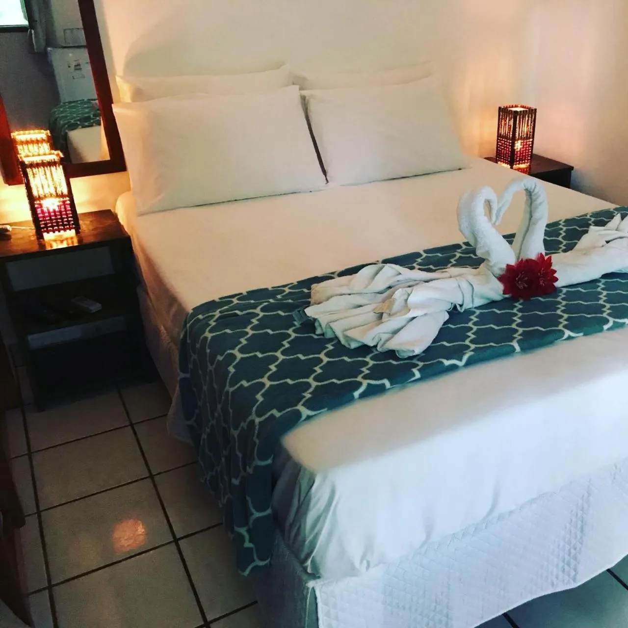 Bed in Pousada do Mineiro