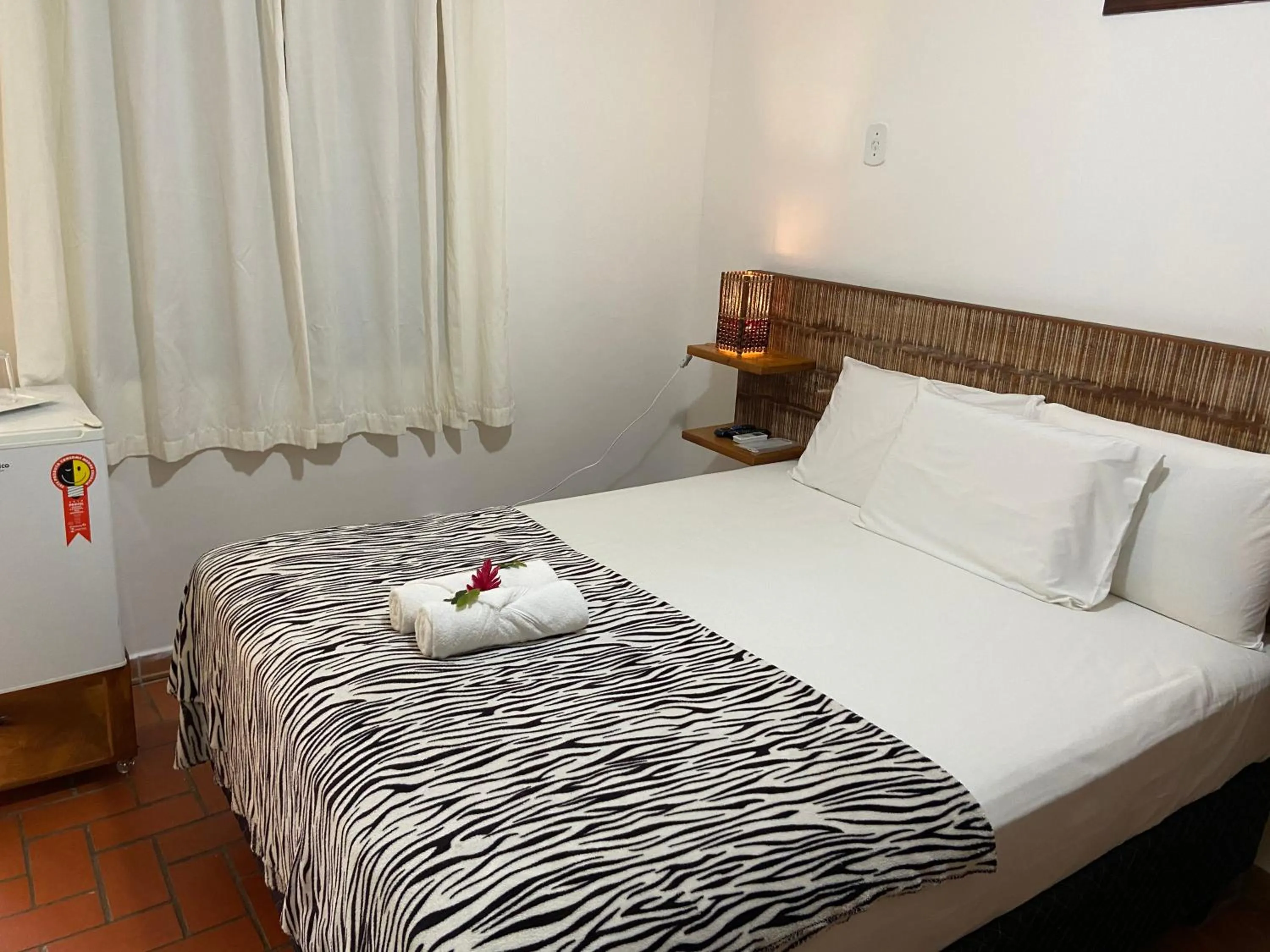 Bed in Pousada do Mineiro