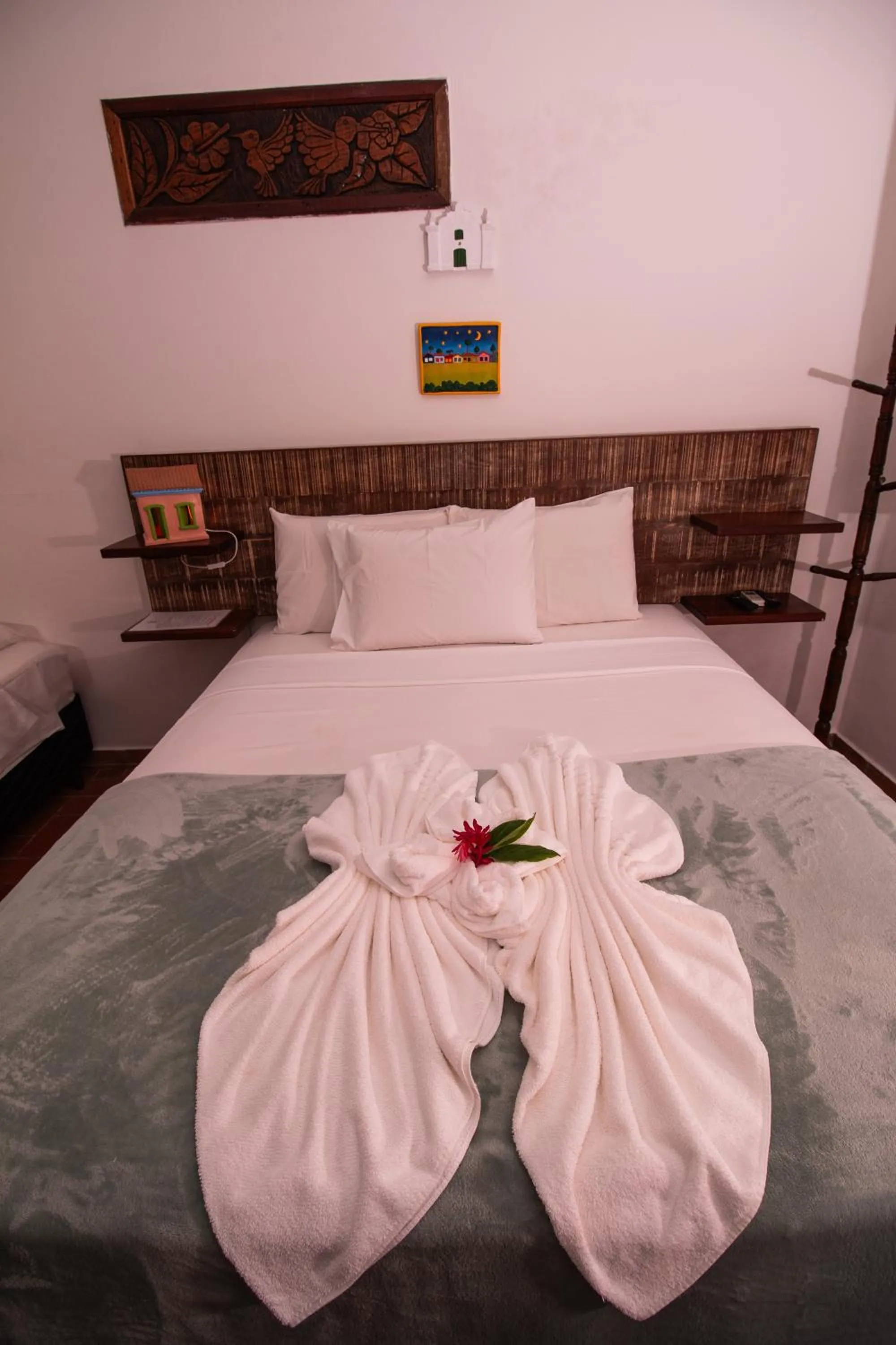 Bed in Pousada do Mineiro