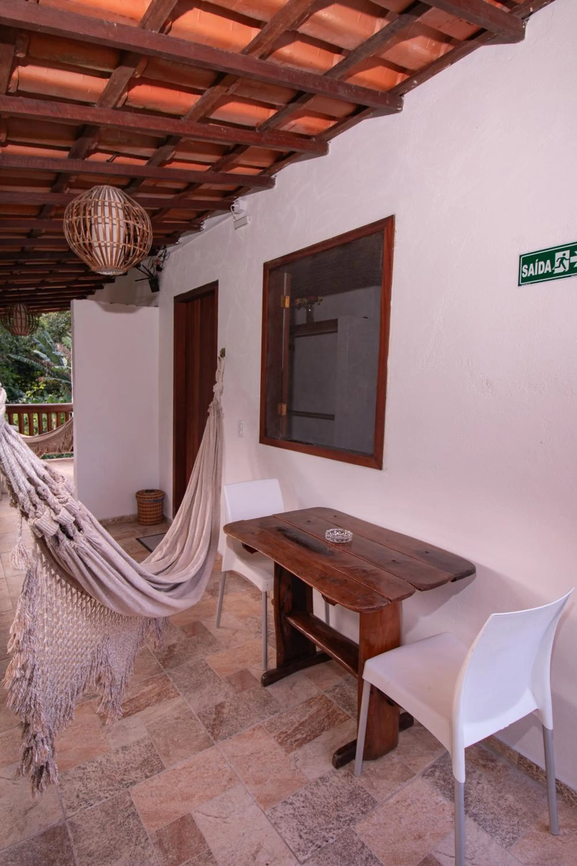 Seating area in Pousada do Mineiro