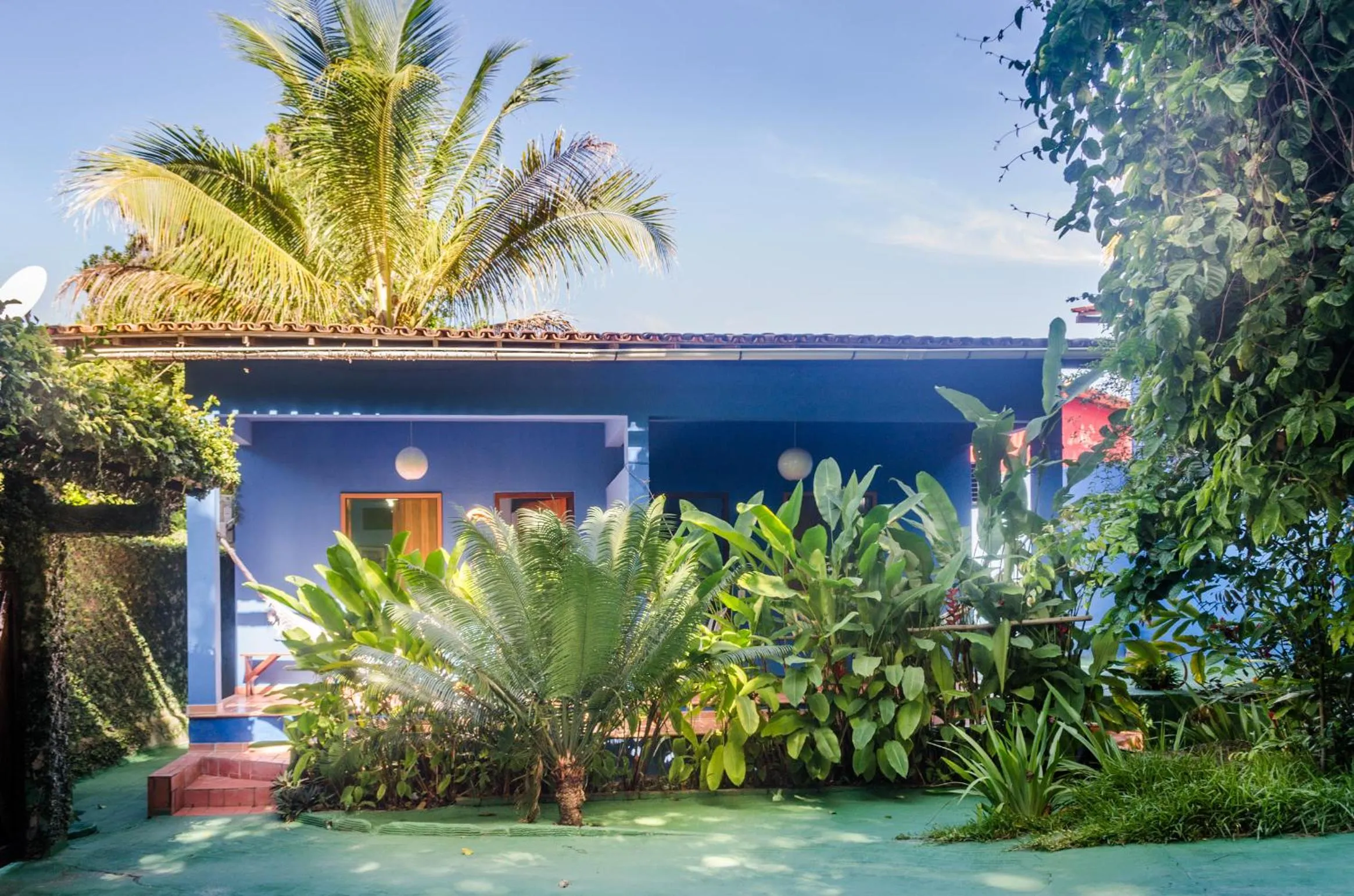 Garden view in Pousada do Mineiro