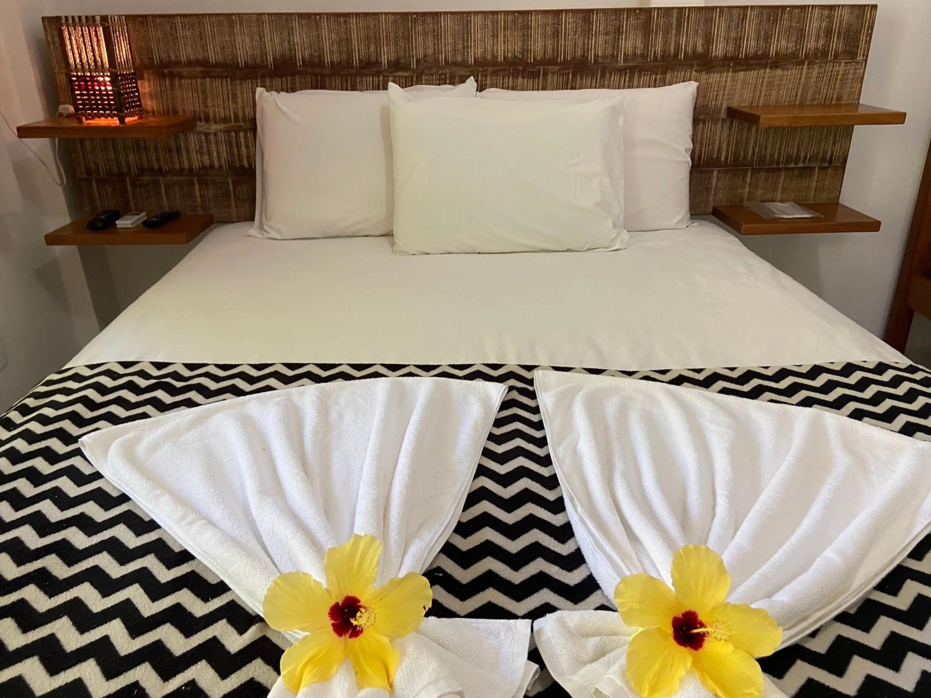 Bed in Pousada do Mineiro