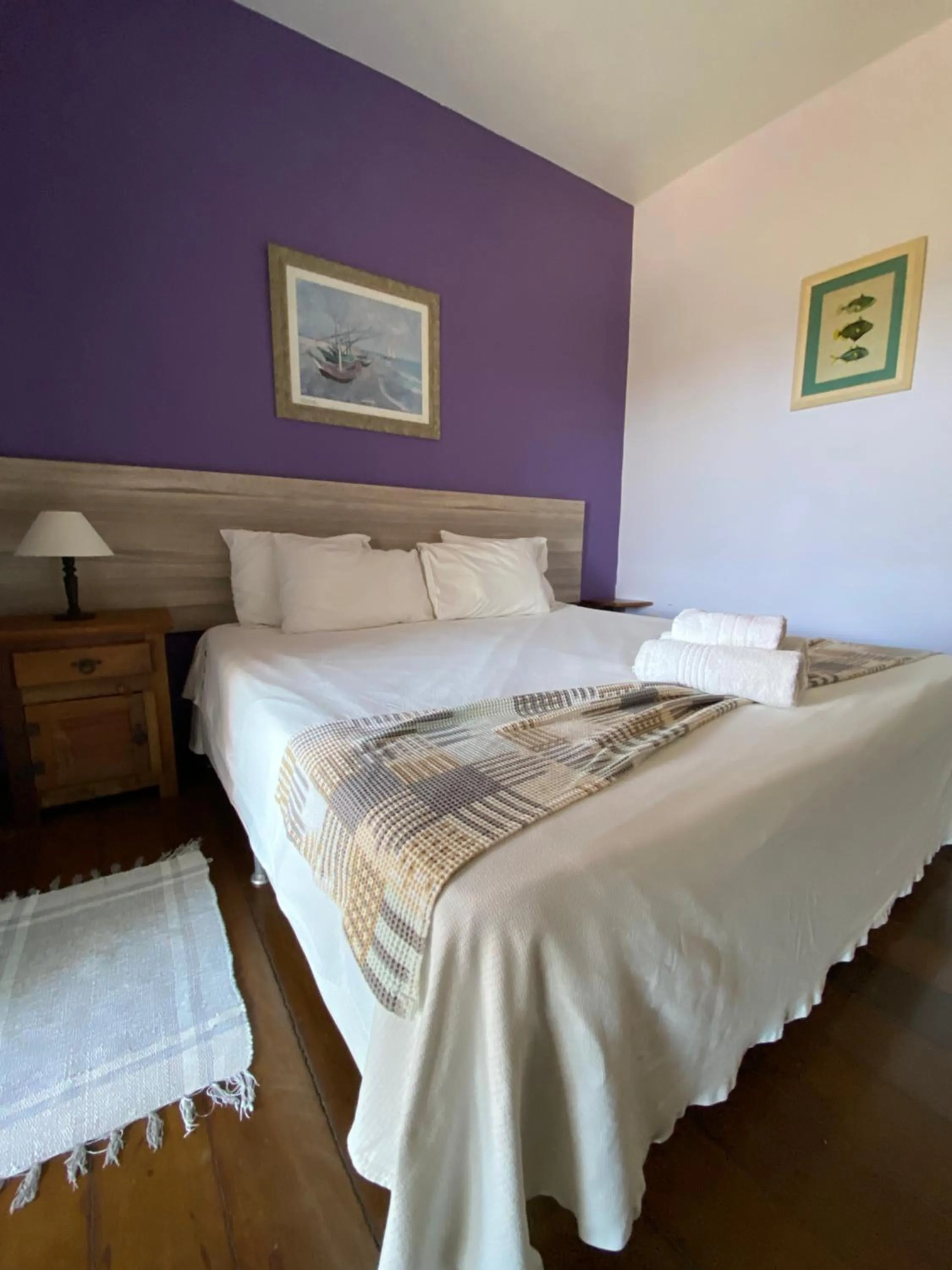 Bed in Pousada Akaroa