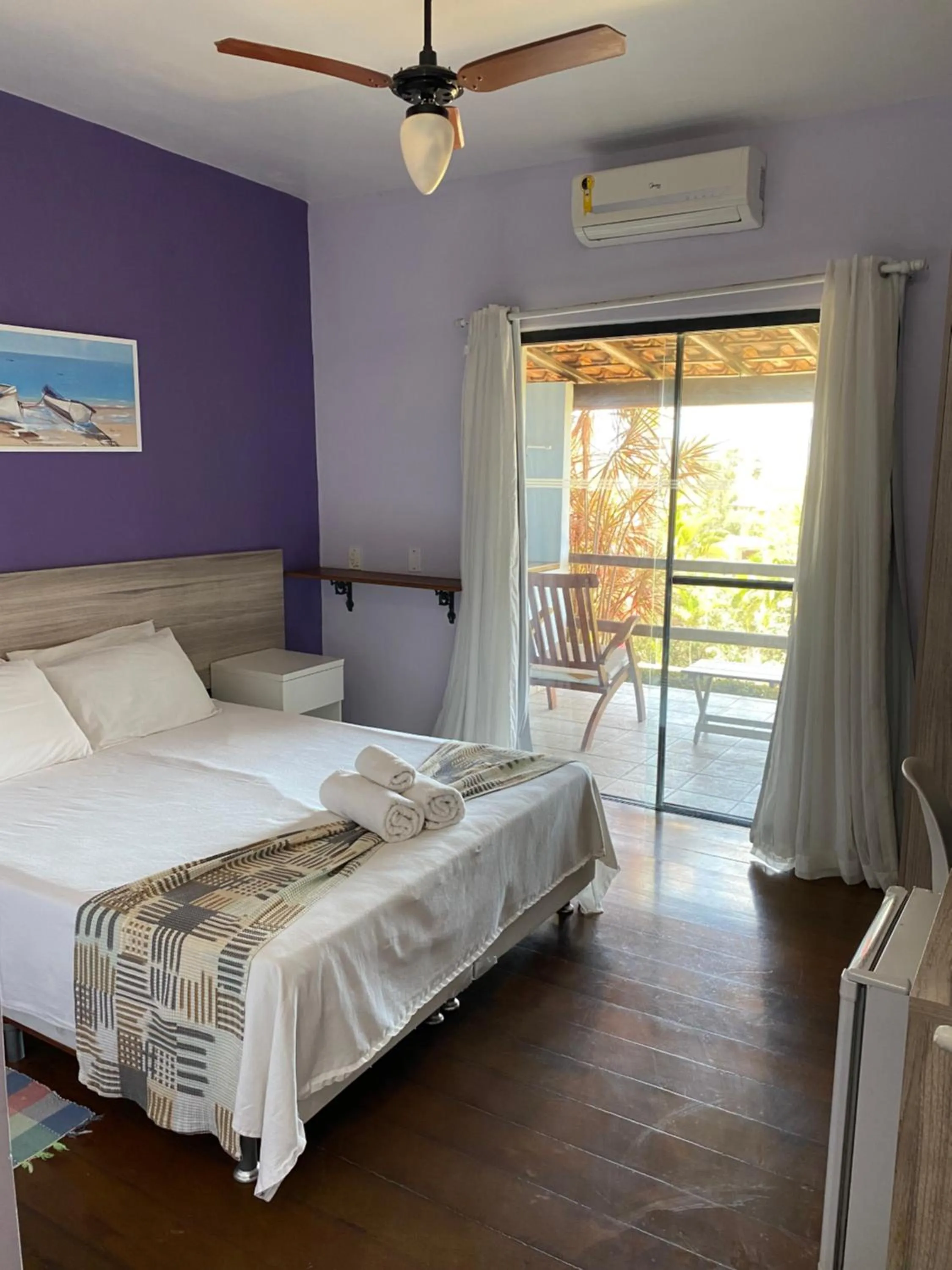 Bed in Pousada Akaroa