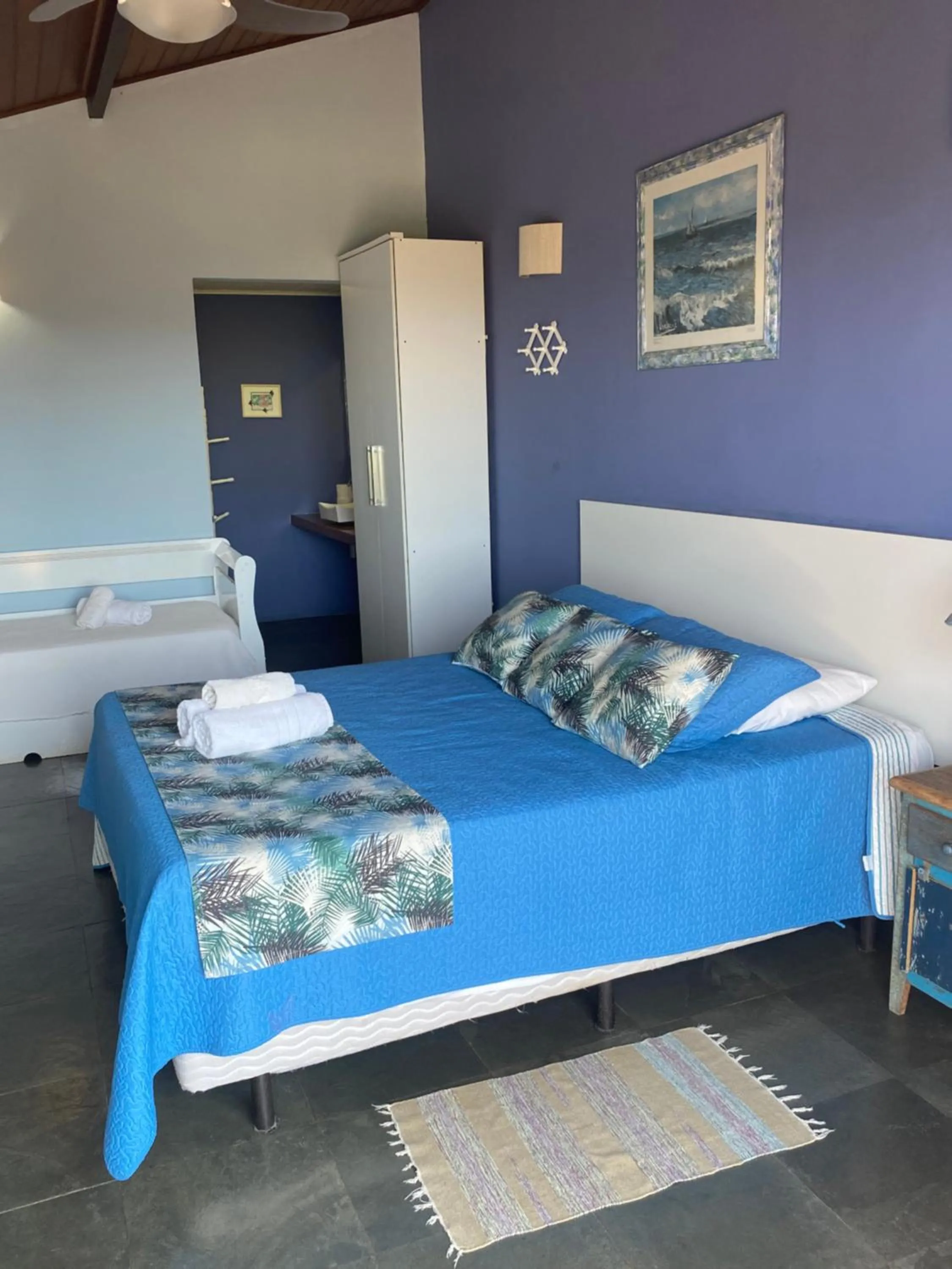 Bed in Pousada Akaroa