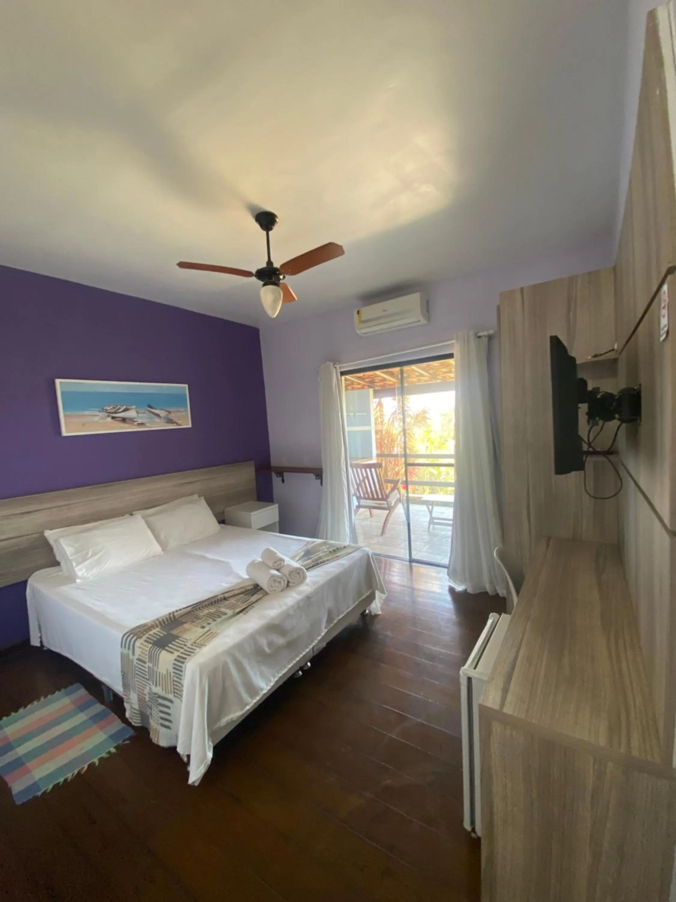 Bed in Pousada Akaroa