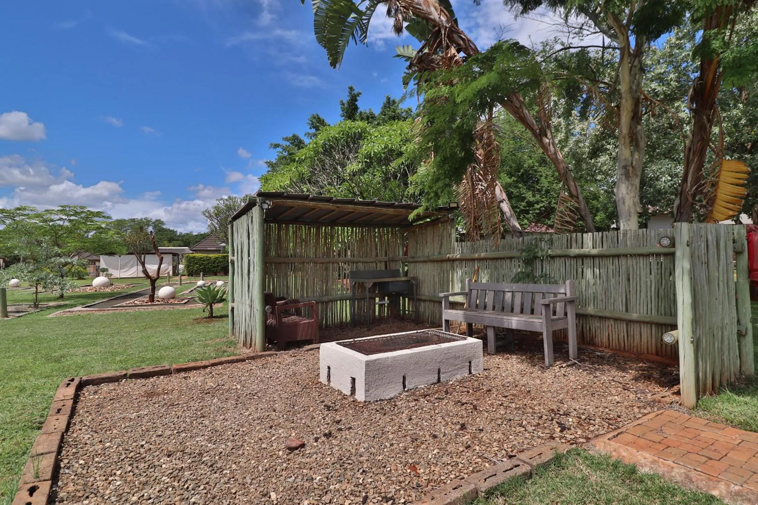BBQ facilities in Kruger View Chalets