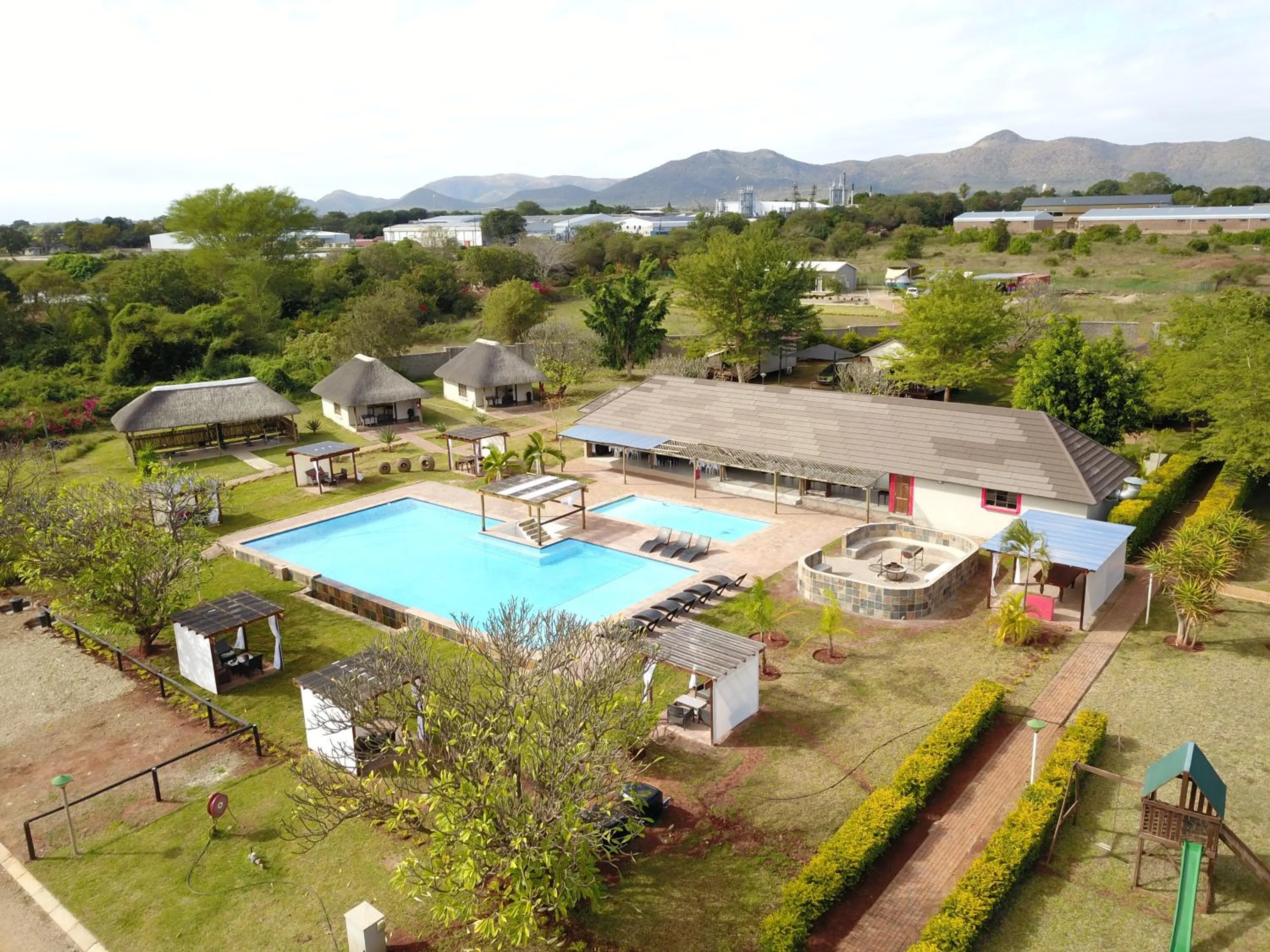Bird's eye view in Kruger View Chalets