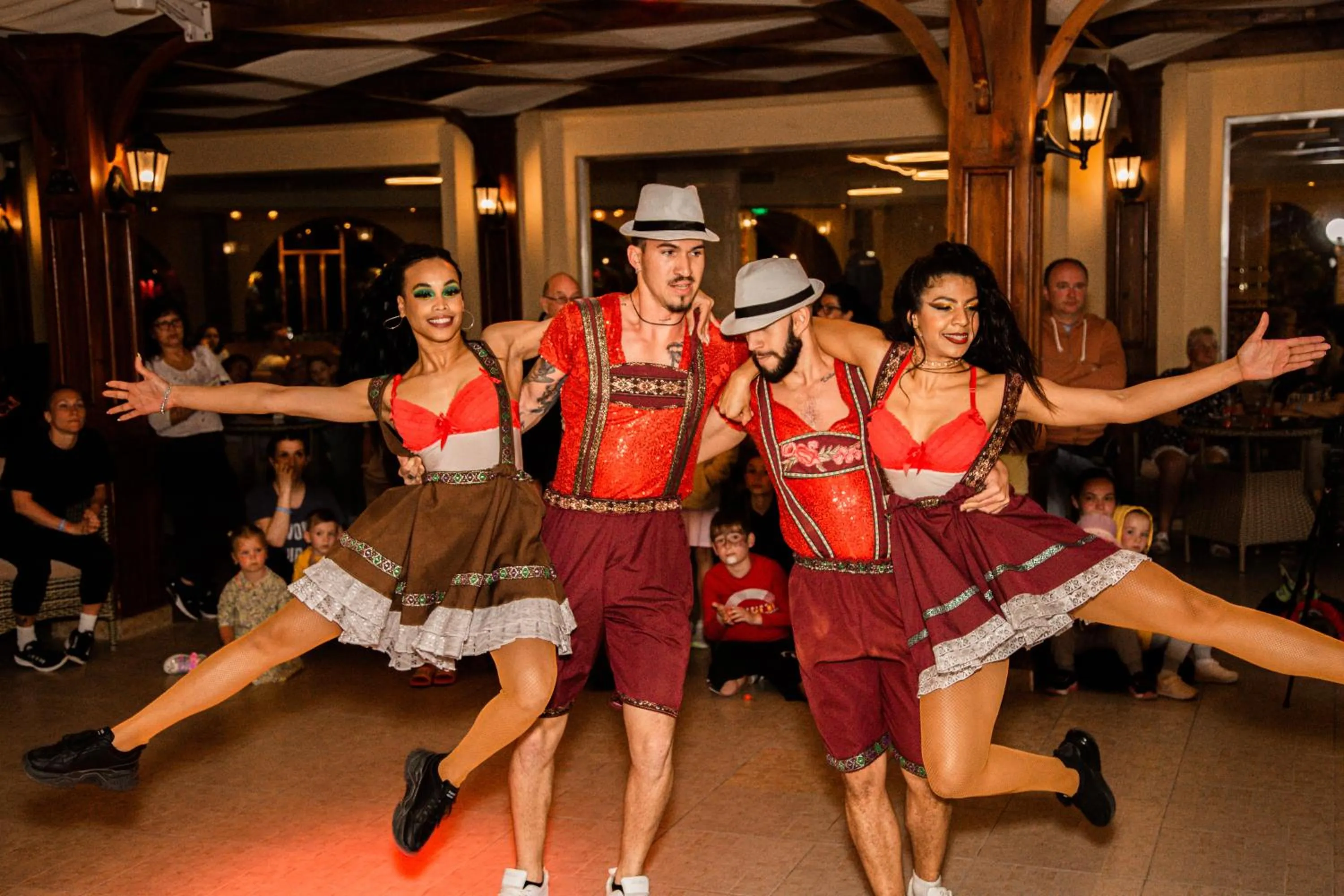 People in Aladdin Beach Resort