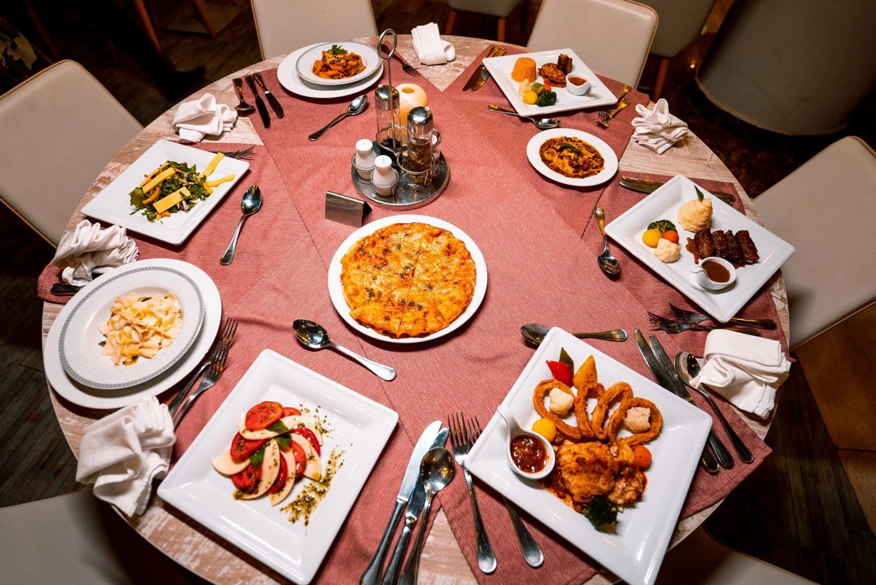 Food in Aladdin Beach Resort