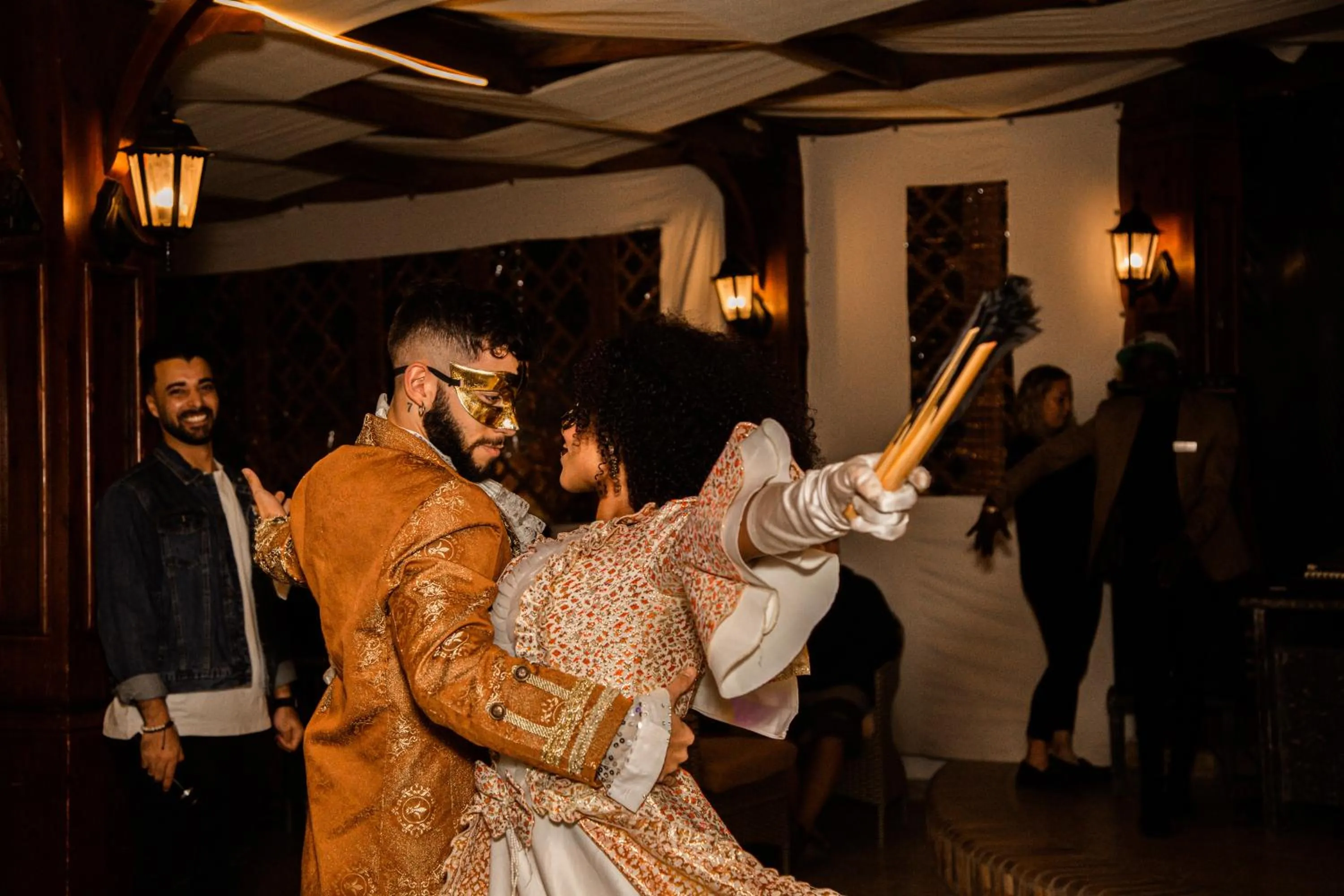 People in Aladdin Beach Resort