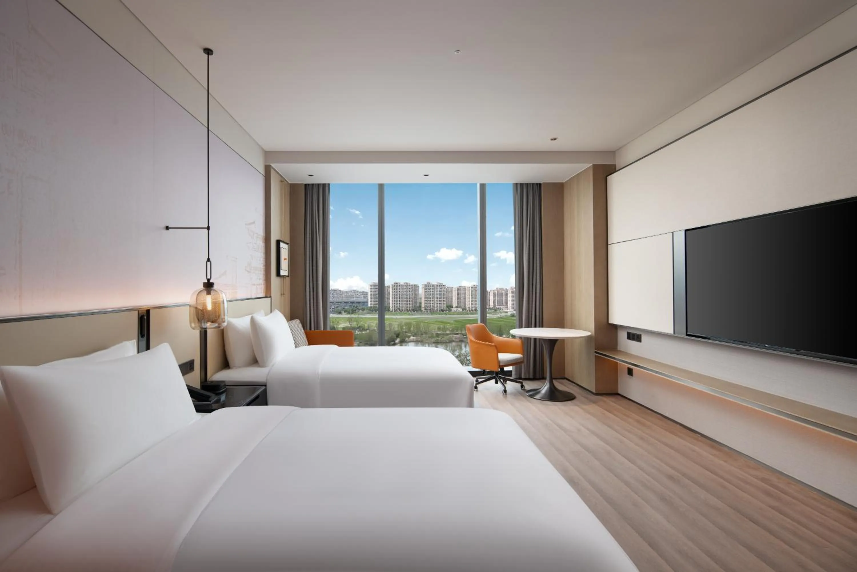 Bed in Jinmao Grandee Hotel Ningbo