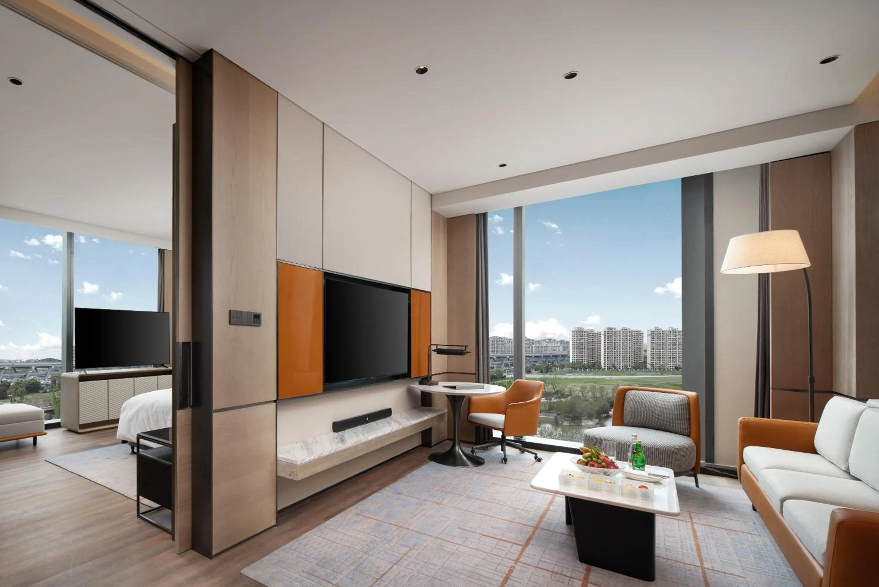 Living room in Jinmao Grandee Hotel Ningbo