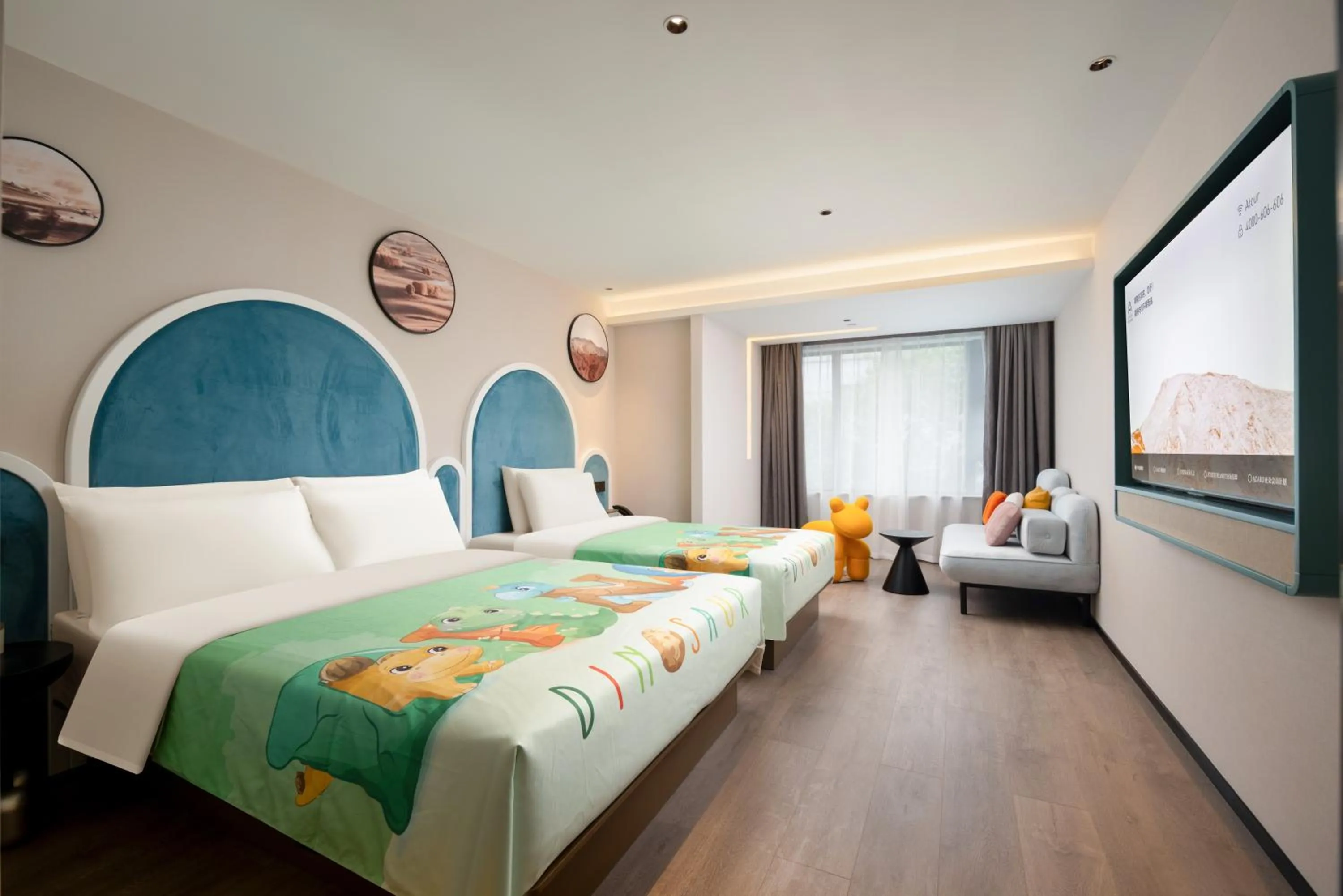 Bed in Atour Hotel Hangzhou Hubin Pinghai Road