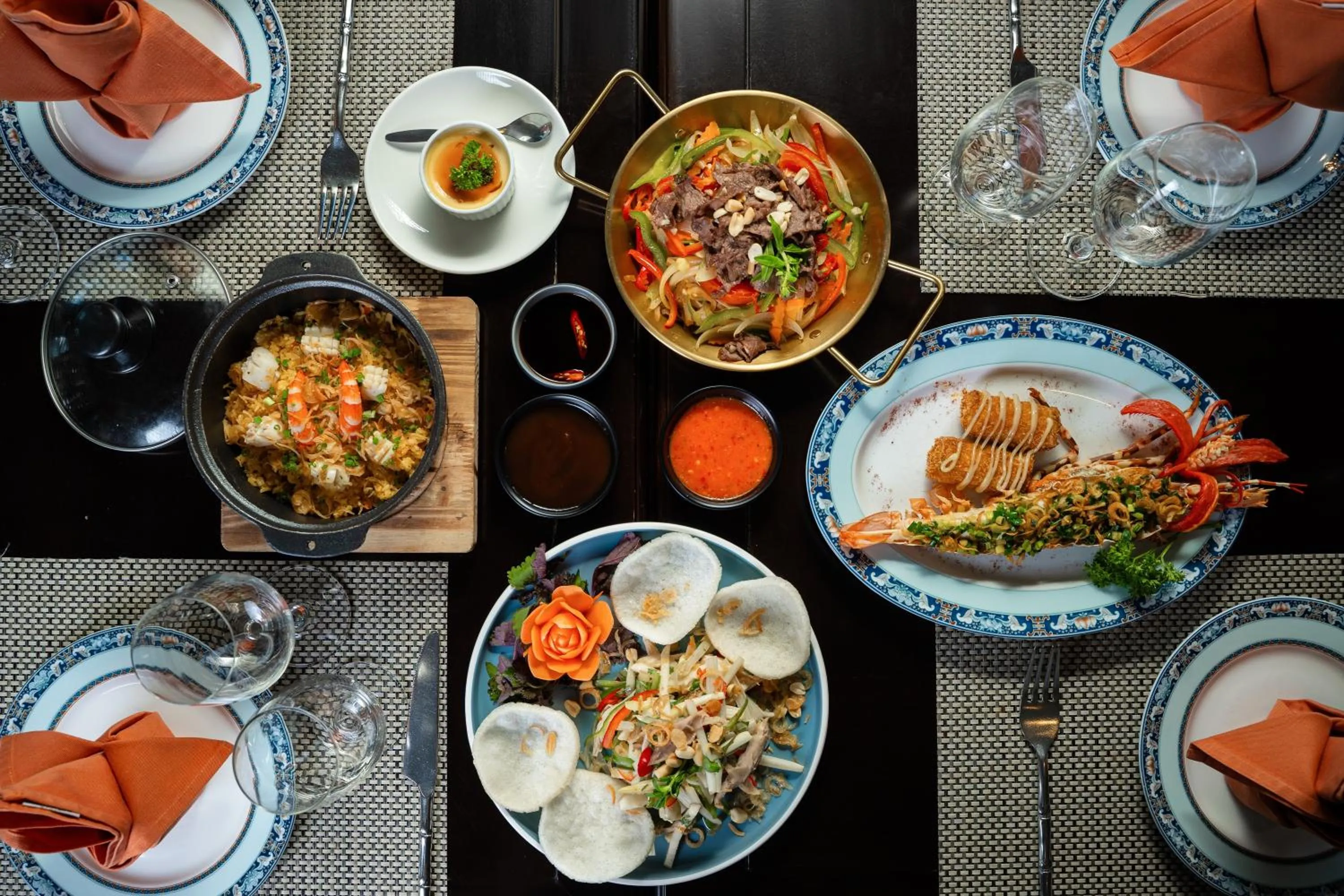 Food and drinks in Majesty Luxury Prime Cruise by Premier Group