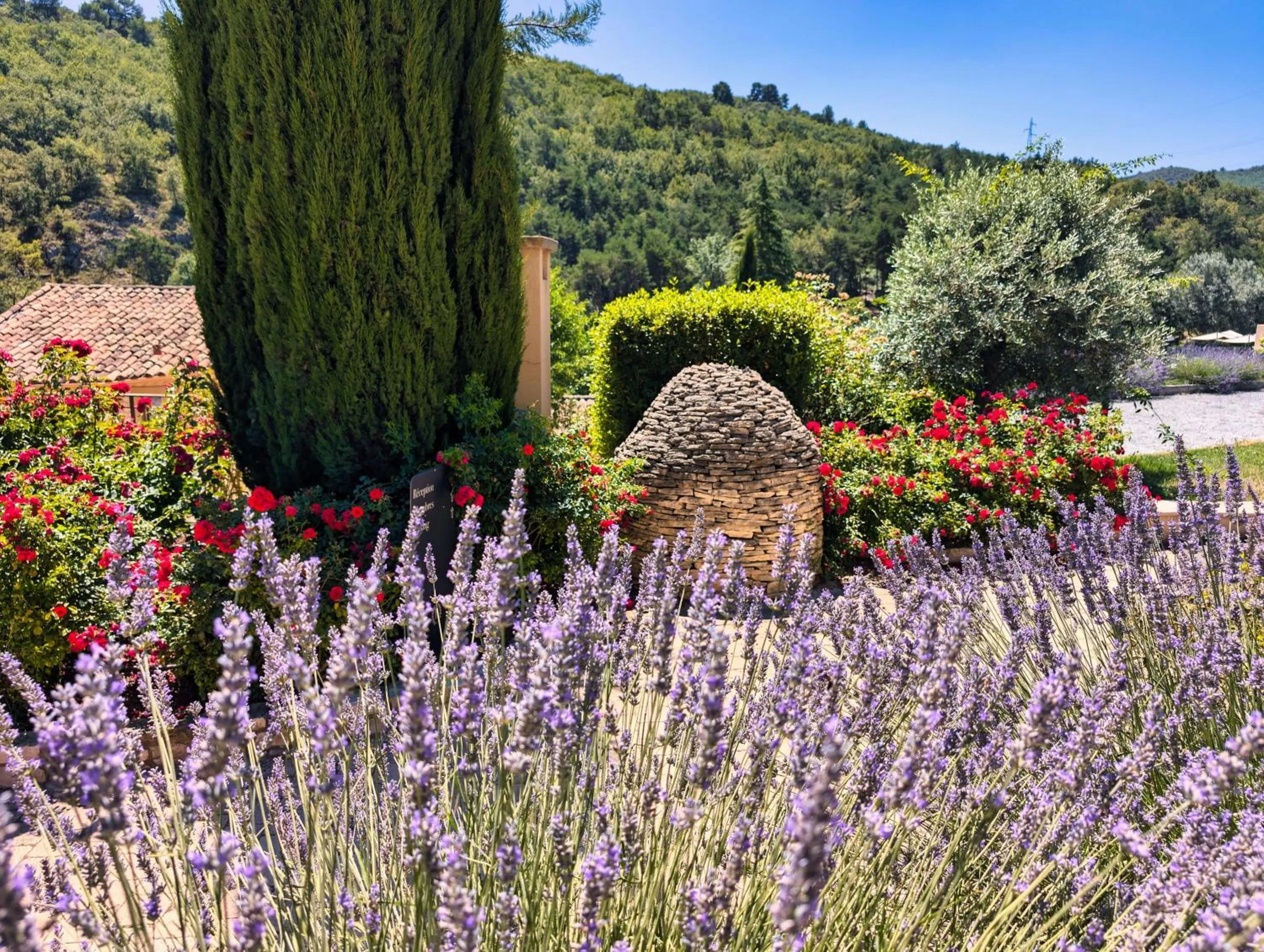 Garden in Domaine Ribiera, Hotel 5 Etoiles, SPA & Golf - Forcalquier