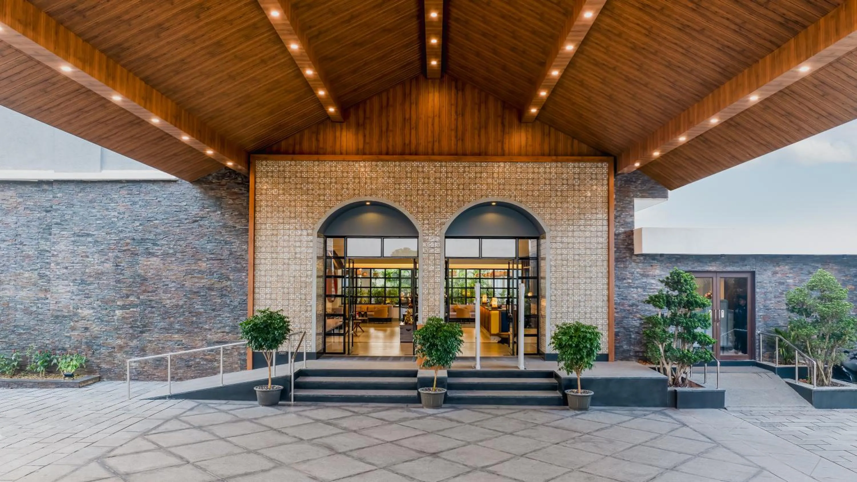 Facade/entrance in Gateway Goa, Palolem