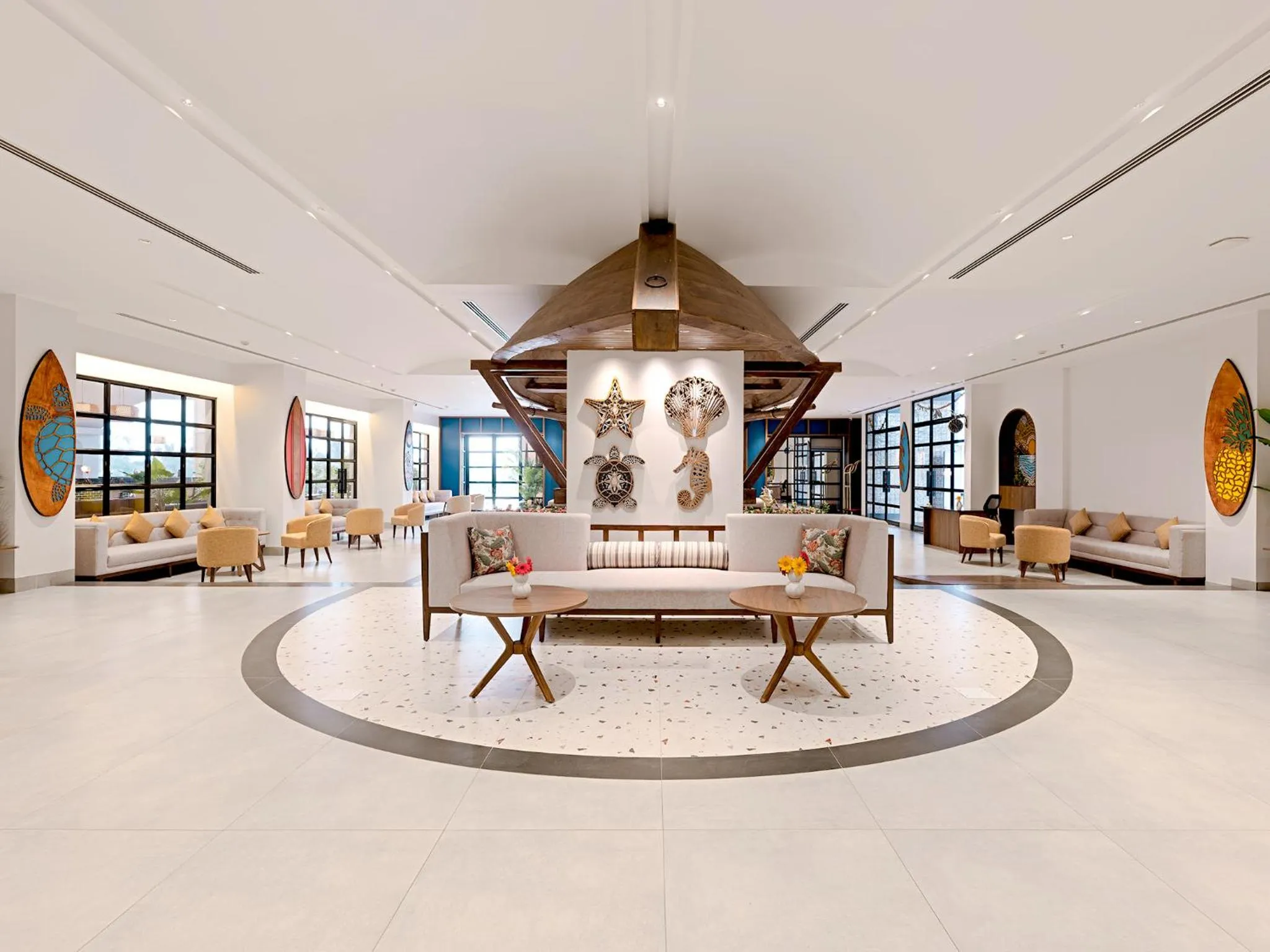 Living room in Gateway Goa, Palolem