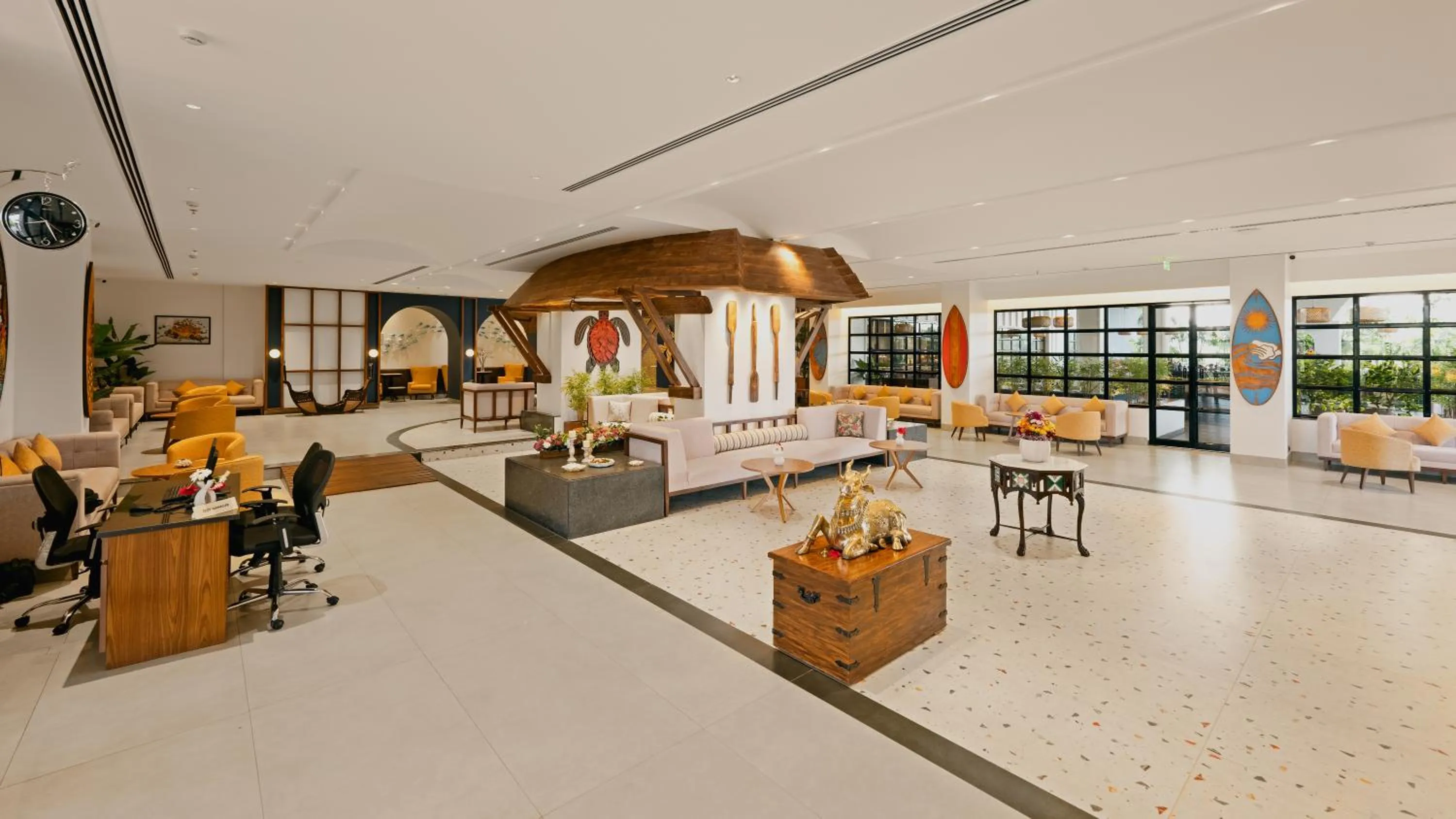 Seating area in Gateway Goa, Palolem