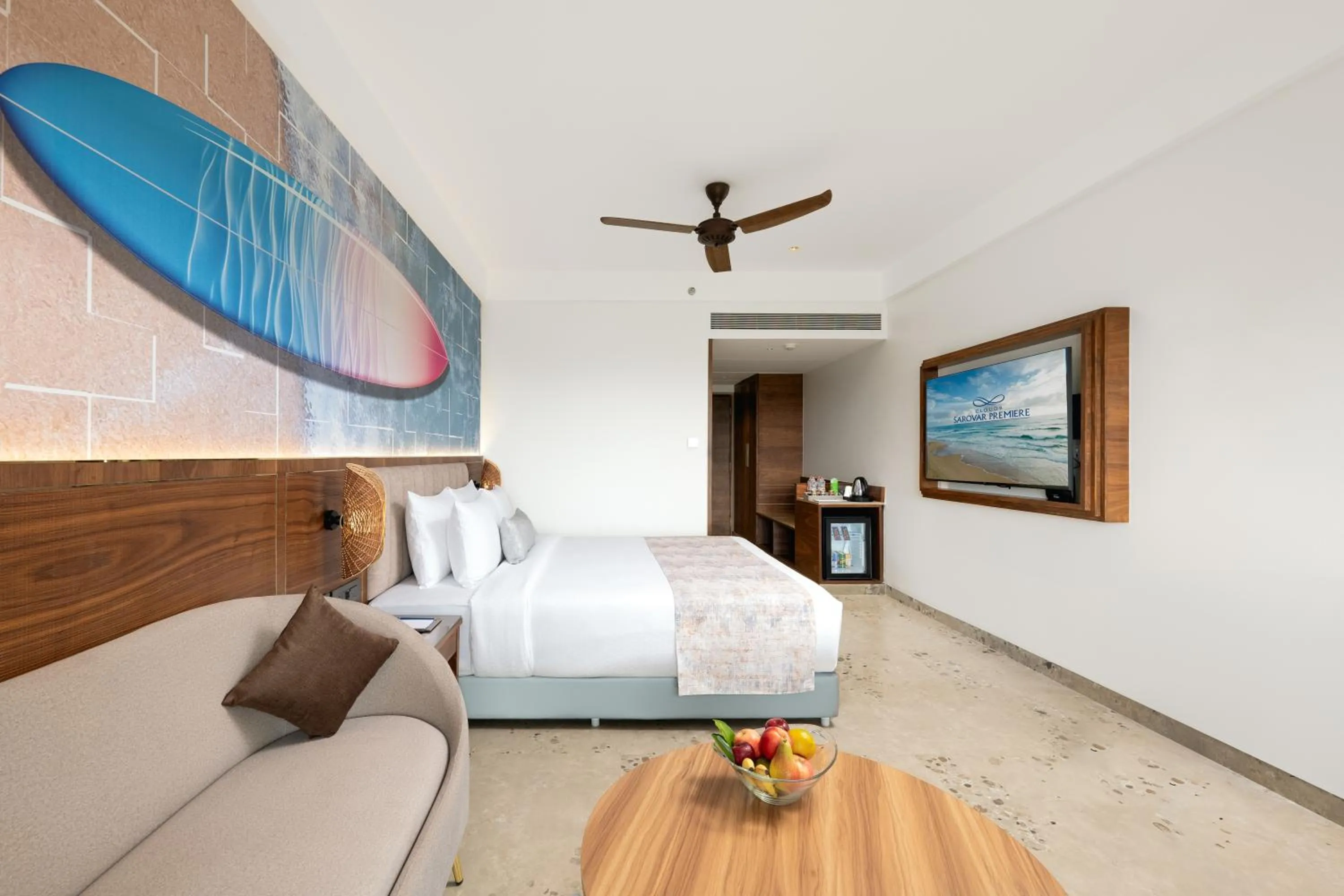 TV and multimedia, Bed in Gateway Goa, Palolem