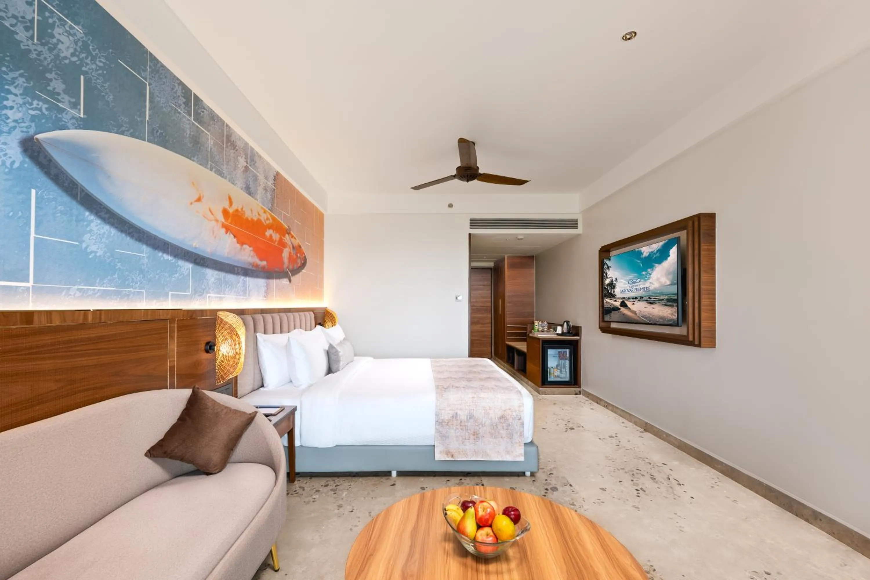 TV and multimedia, Bed in Gateway Goa, Palolem