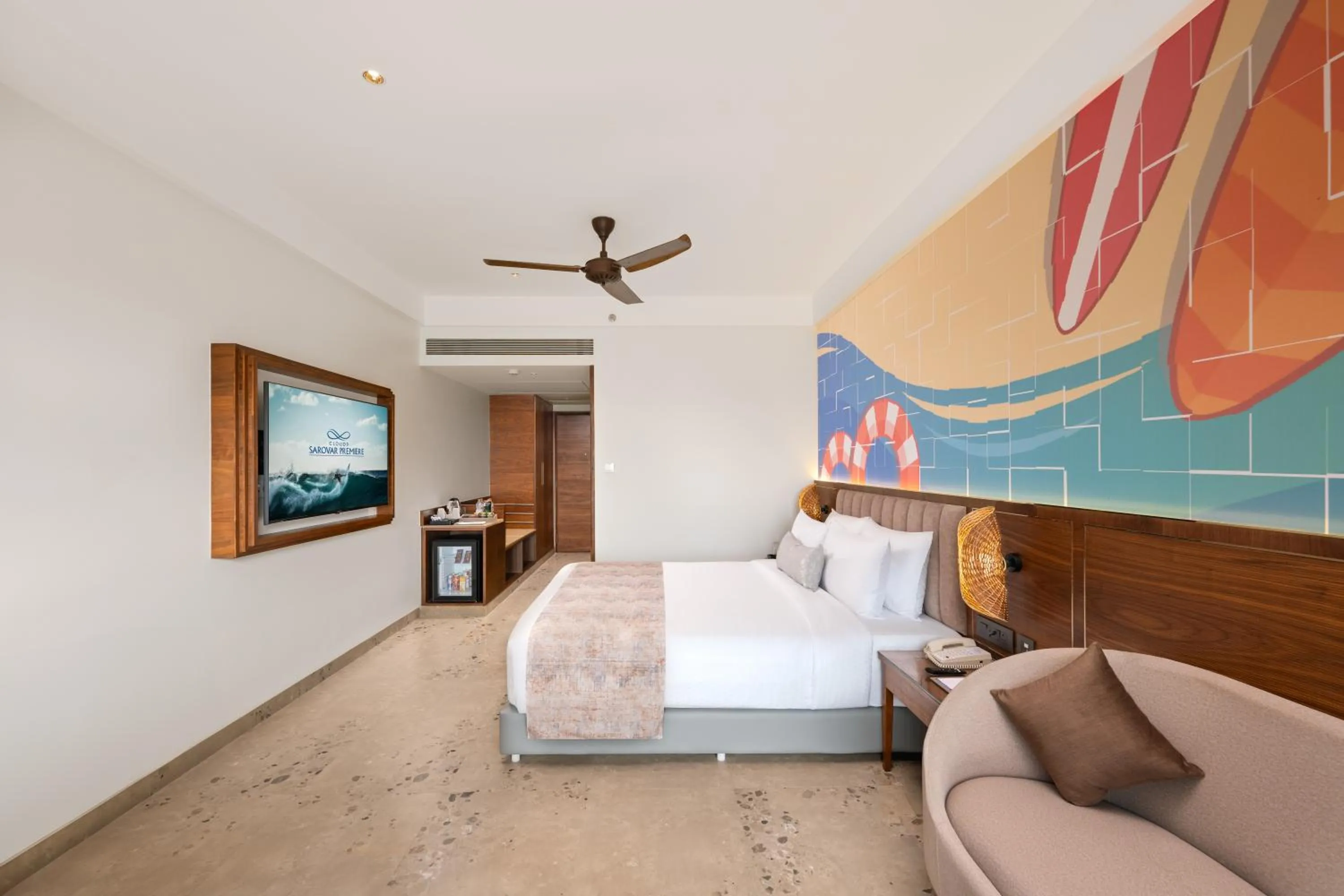 Bed in Gateway Goa, Palolem