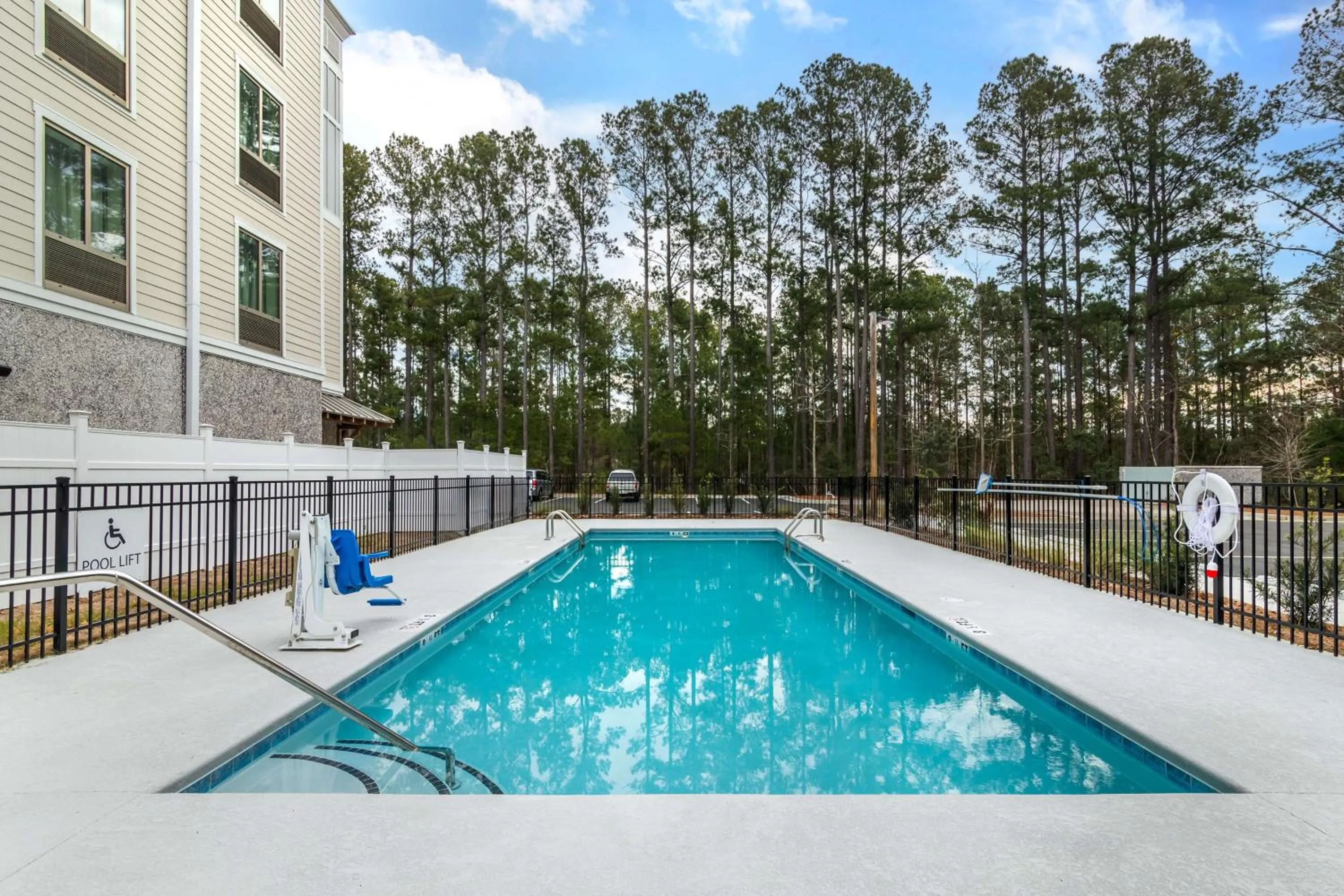 Pool view in Best Western Plus Bluffton/Hilton Head Hotel