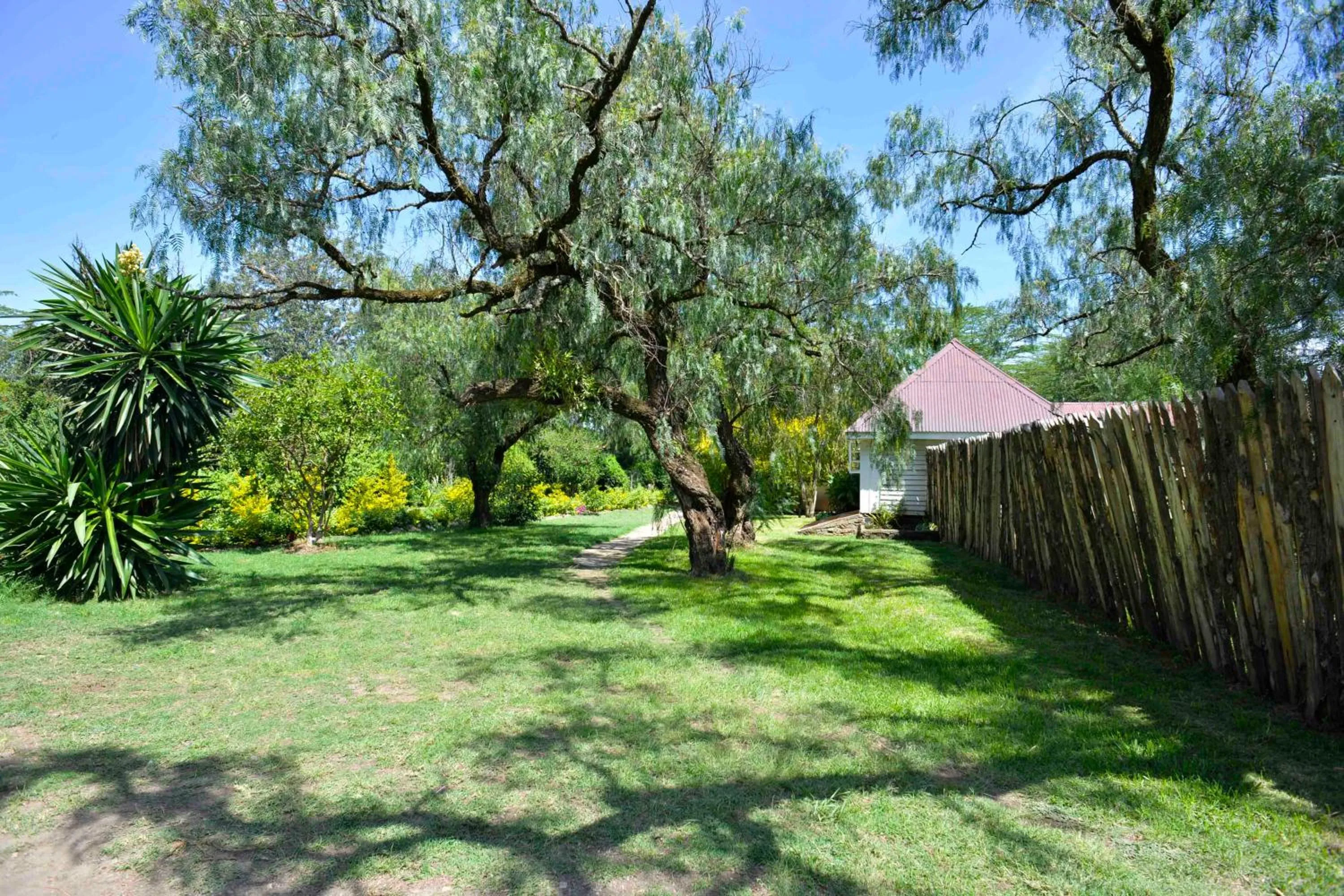Garden view in Burch's Resort Naivasha