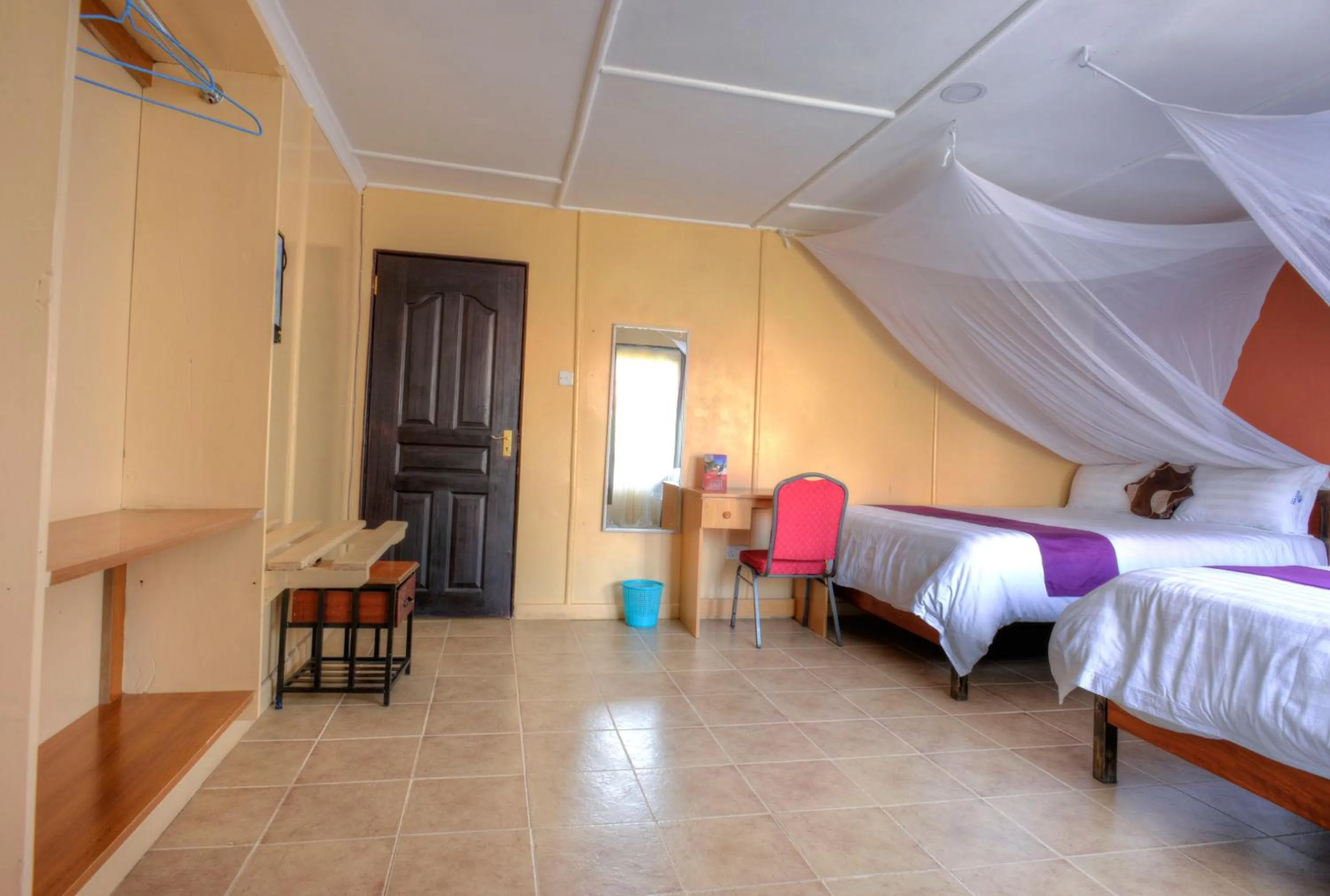 Bed in Burch's Resort Naivasha