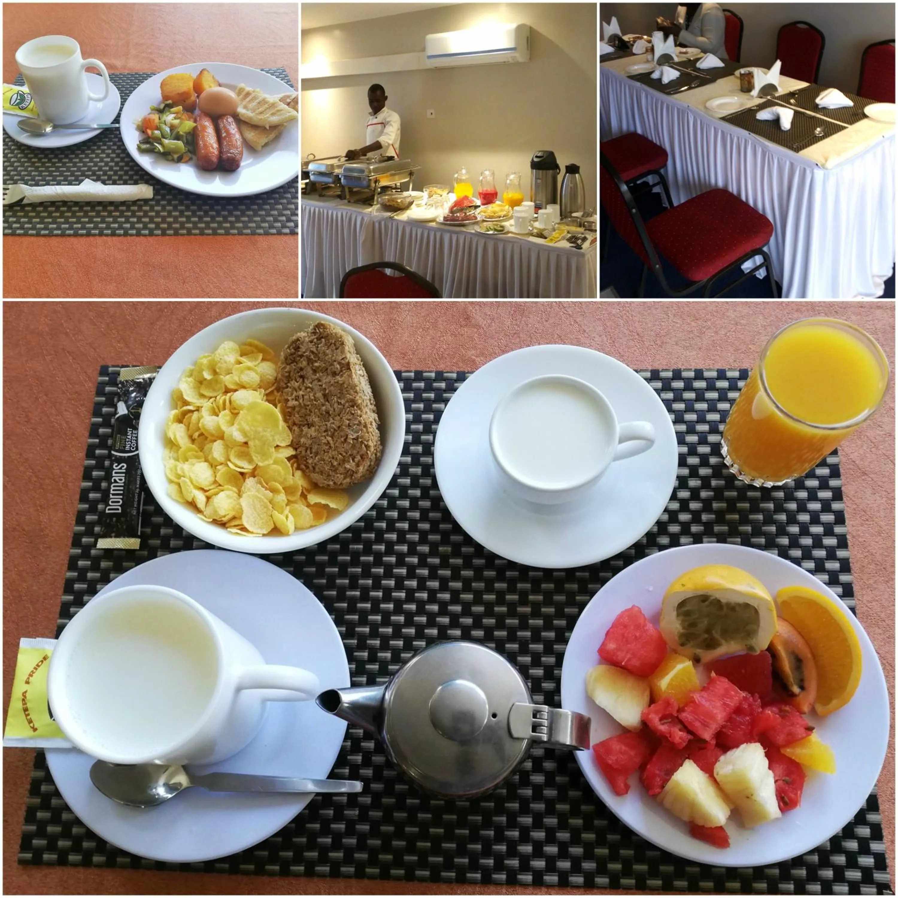 Breakfast in Burch's Resort Naivasha