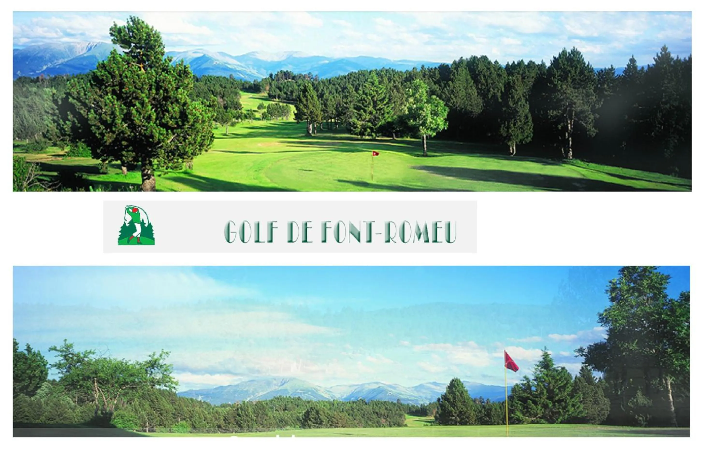 Golfcourse in Chalet les lupins-T3