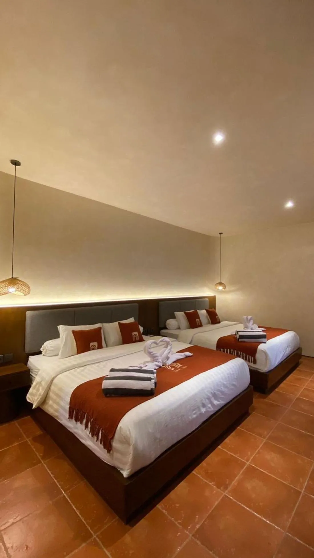 Bed in Allure Villa Yogyakarta