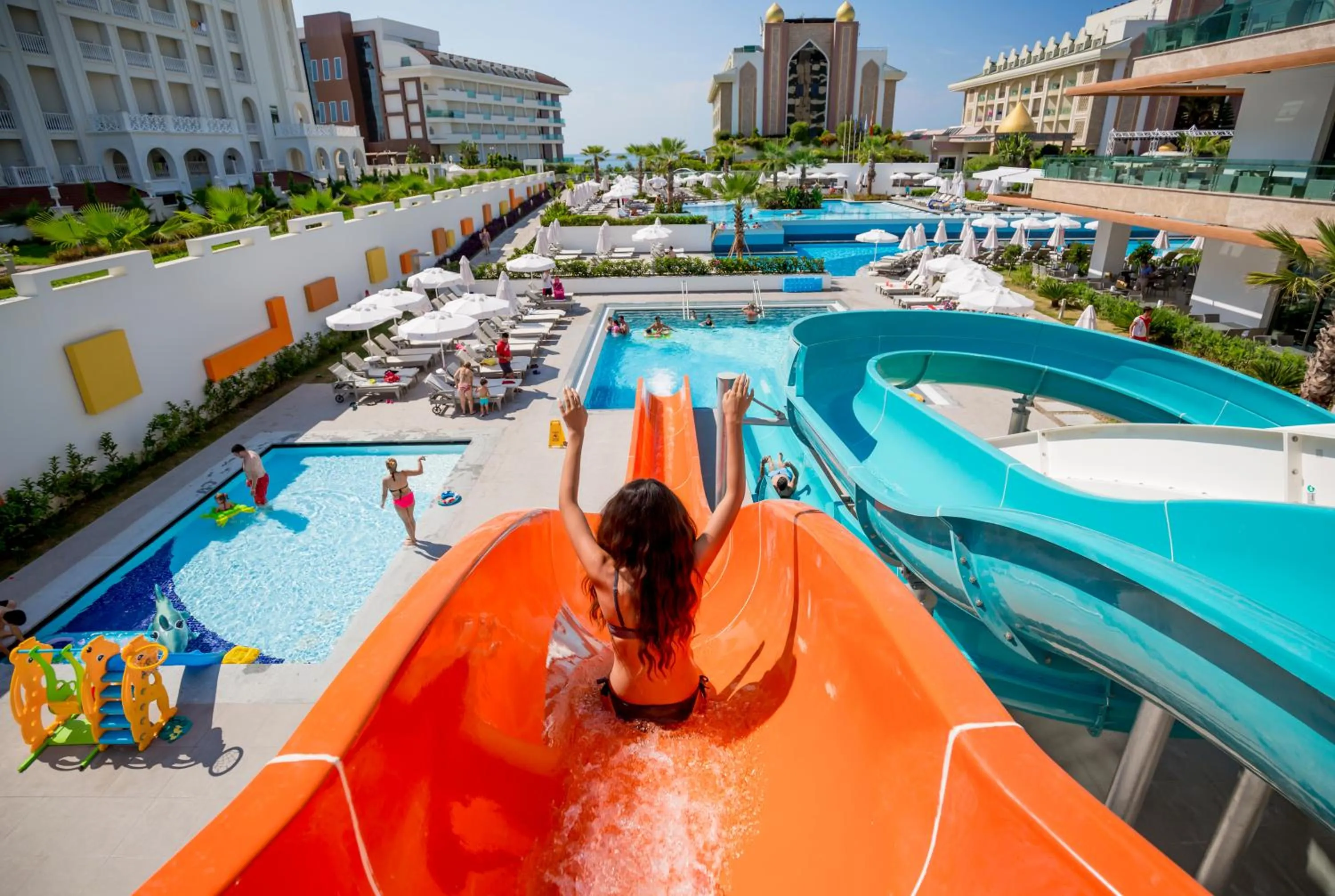 Swimming pool in Side Sunport Hotel - All Inclusive