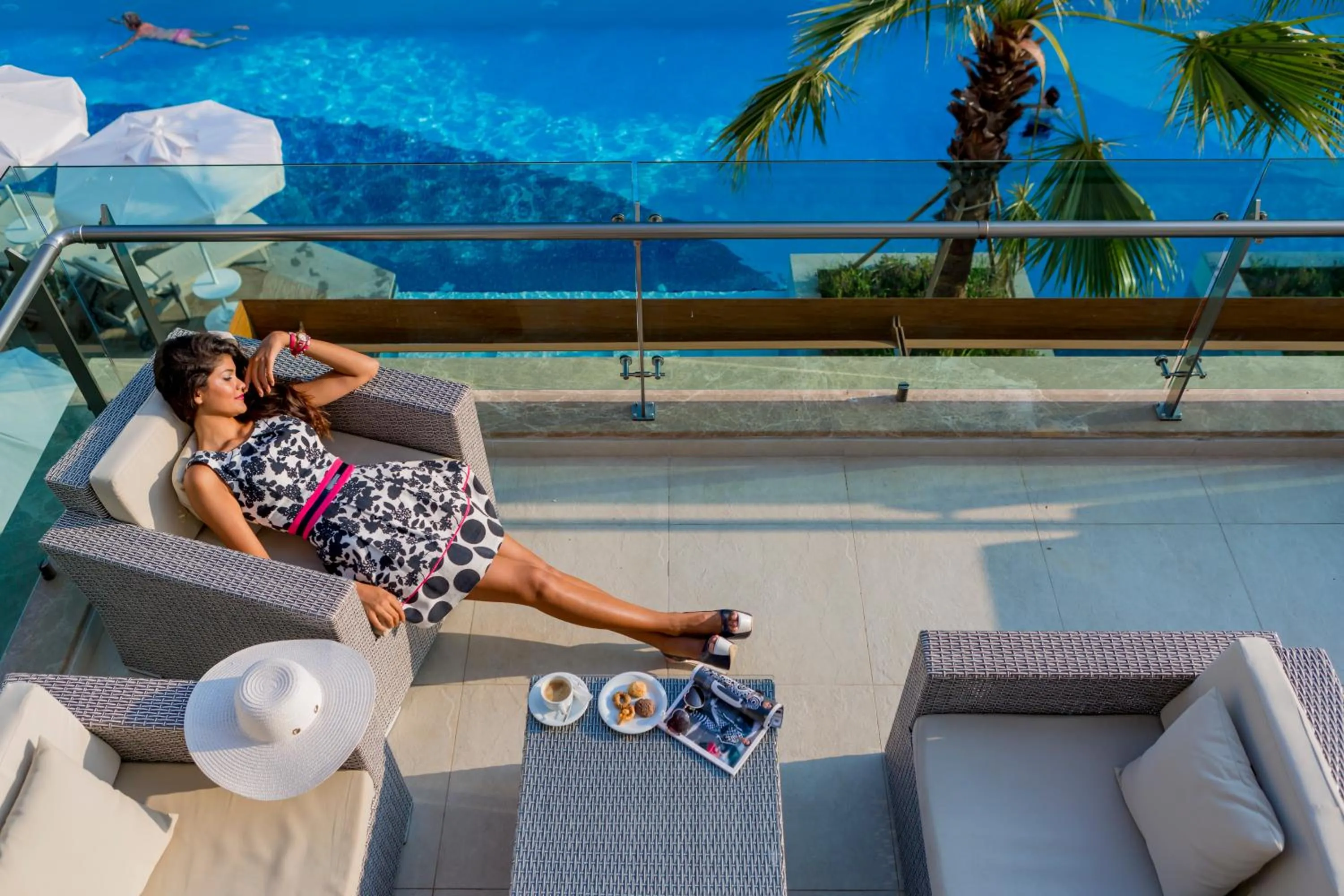 Lounge or bar in Side Sunport Hotel - All Inclusive