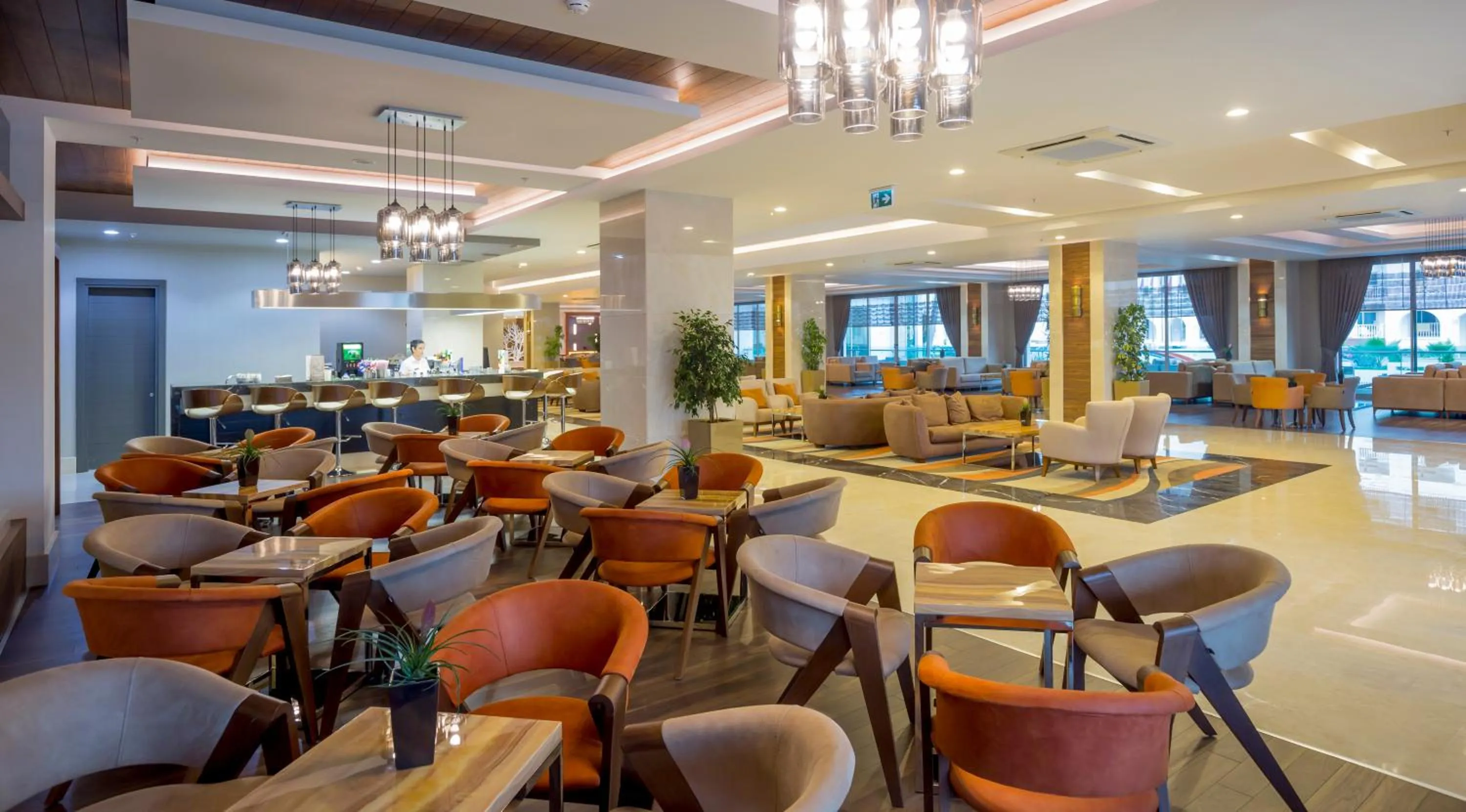 Lounge or bar in Side Sunport Hotel - All Inclusive