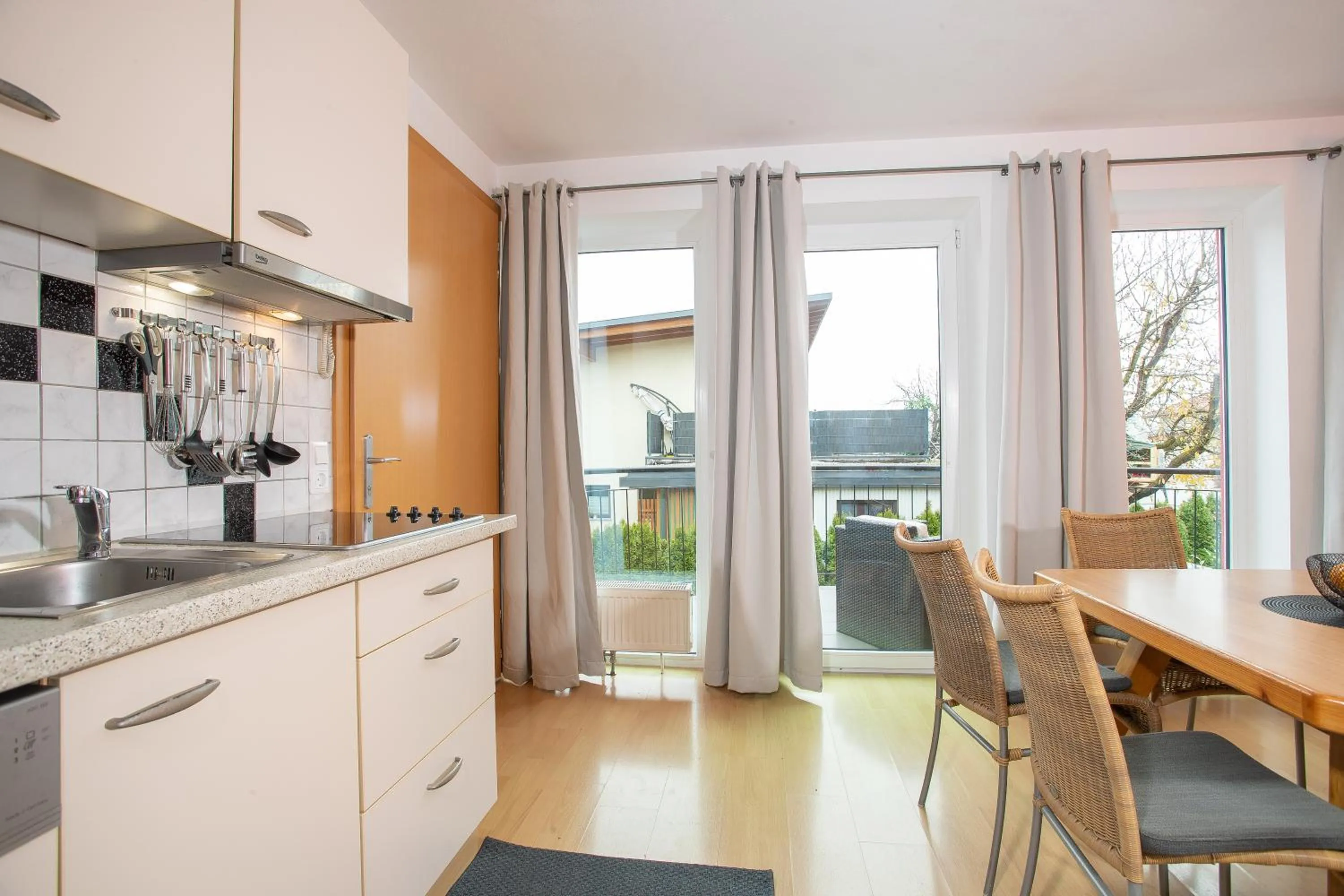 Kitchen or kitchenette in Zillertal Appartements