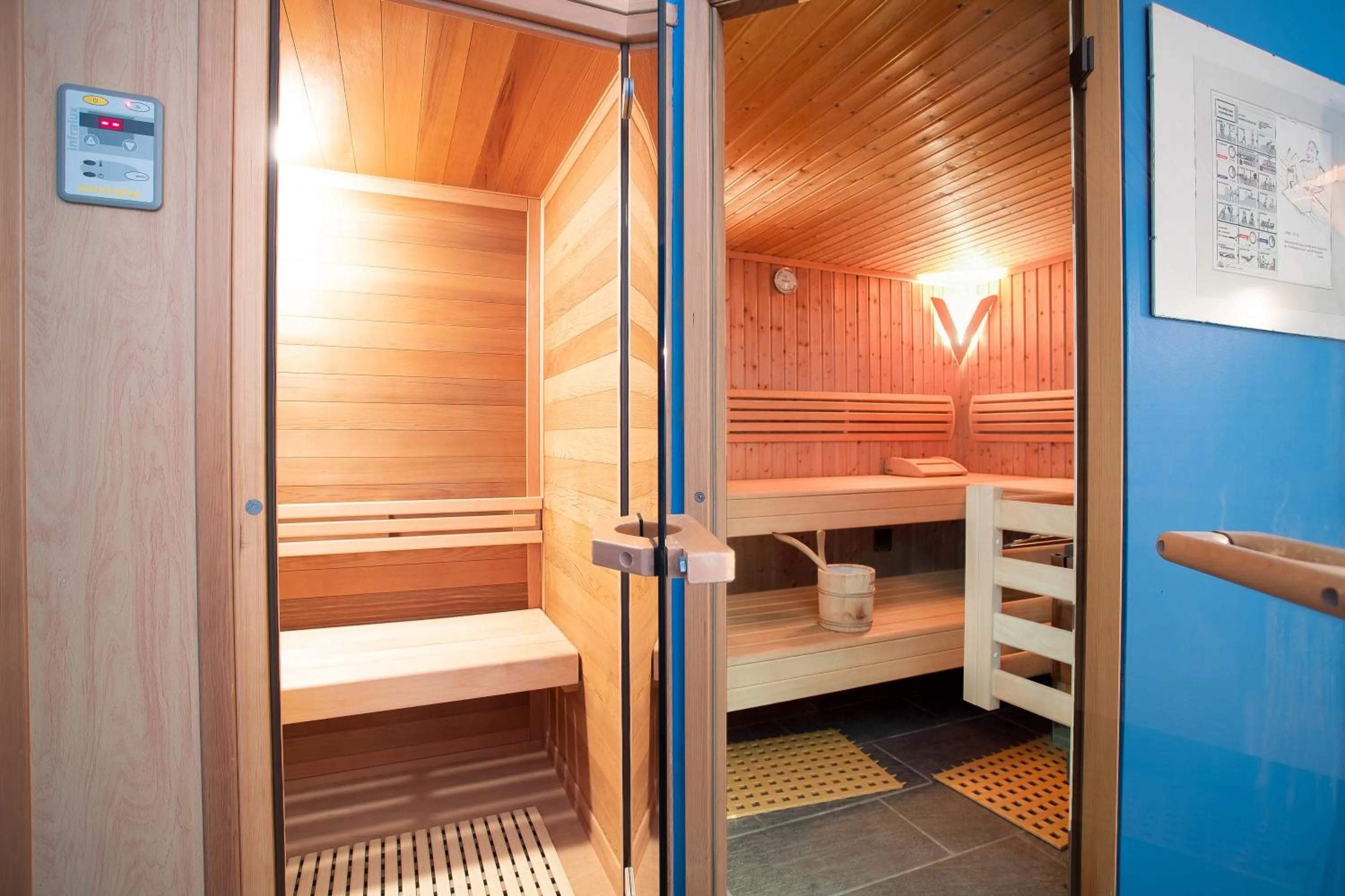 Sauna, Bed in Zillertal Appartements